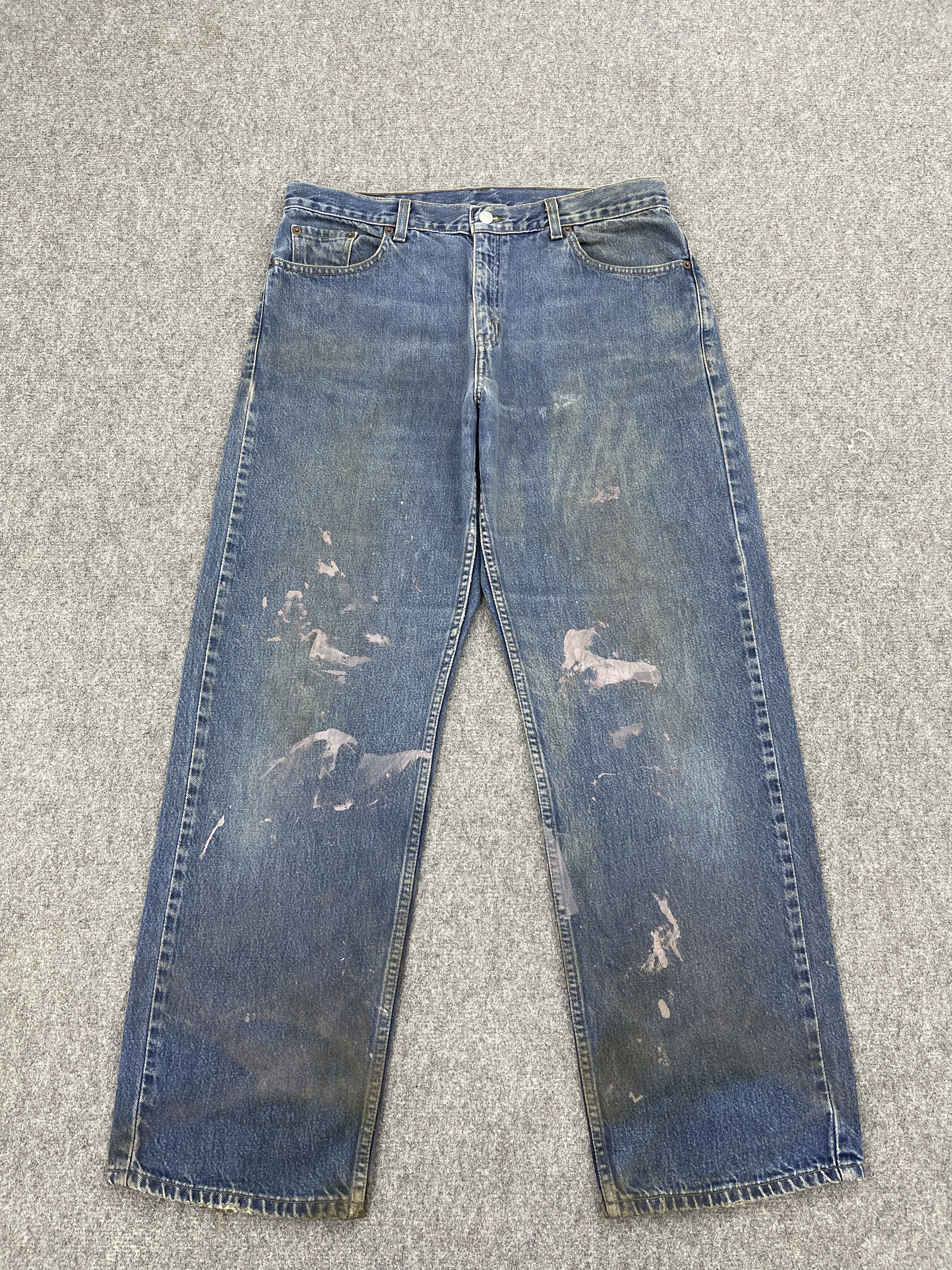 Levi's × Vintage Vintage Levis 577 Painter Light Blue Jeans DP2504 Size US 33 - 1 Thumbnail