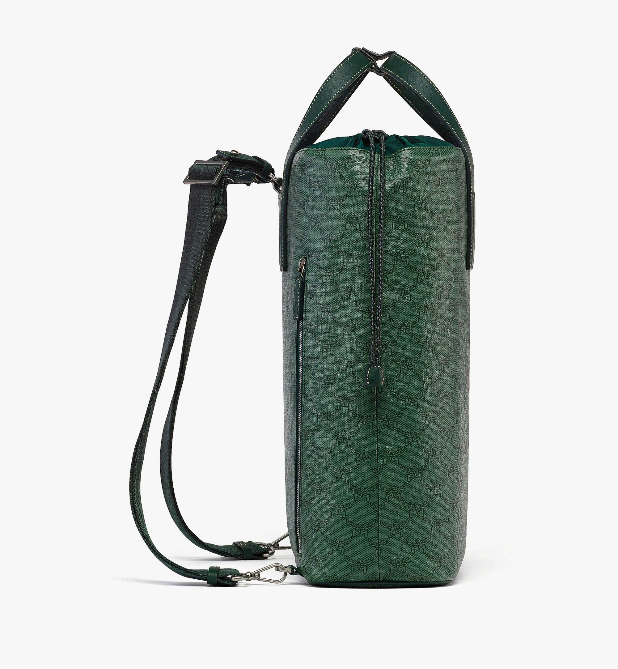 MCM o1mt1gz0225 Size: OS / Himmel Drawstring Backpack in Green Size ONE SIZE - 4 Thumbnail