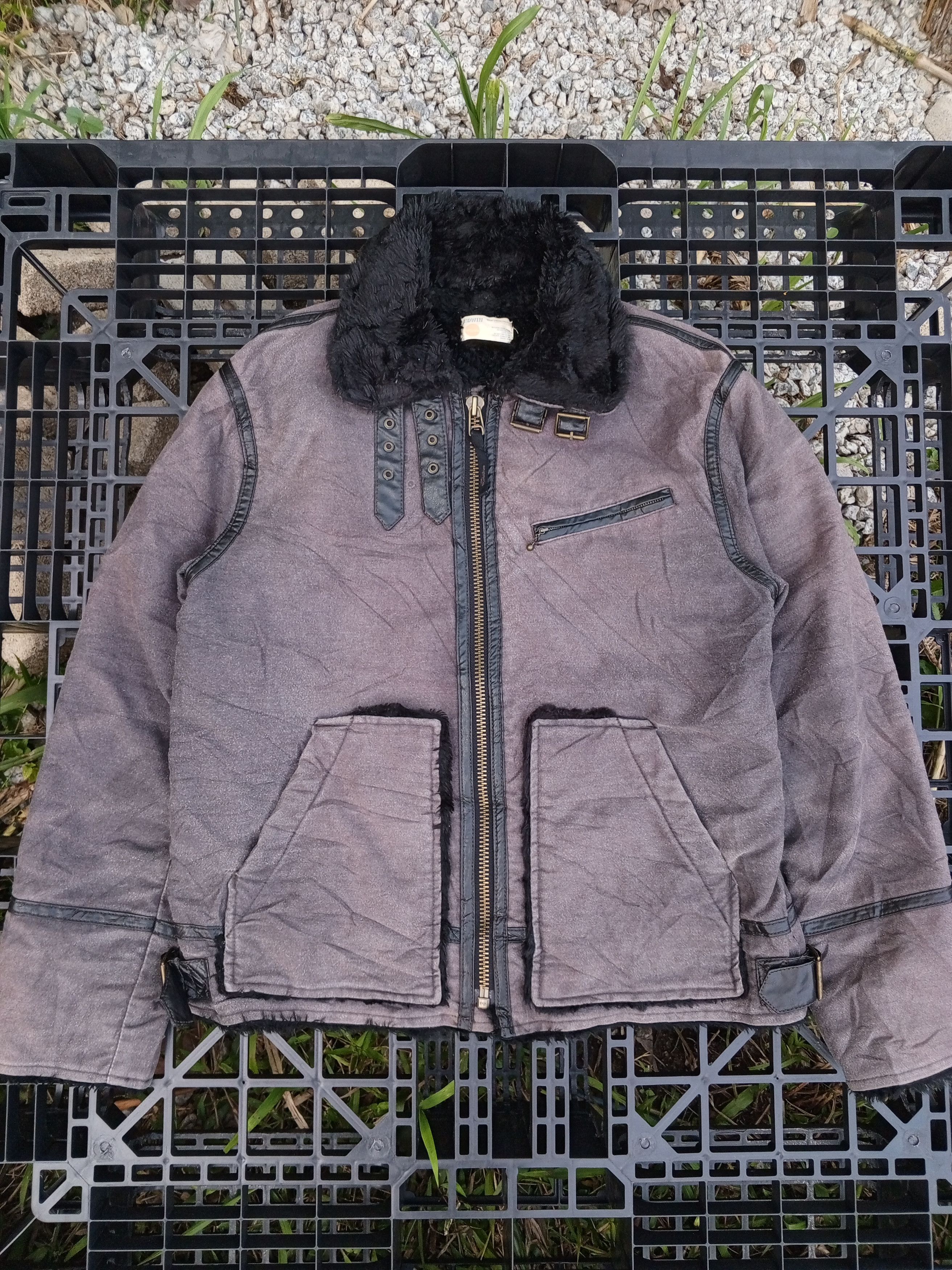 Edwin Vintage EDWIN nice design winter style jacket Size US L / EU 52-54 / 3 - 2 Thumbnail