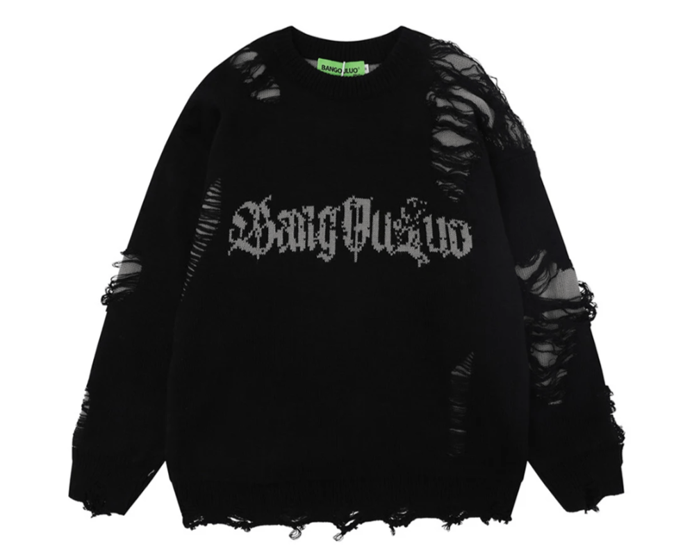 Japanese Brand Hip Hop Sweaters Knitwear Black Size US M / EU 48-50 / 2 - 1 Thumbnail