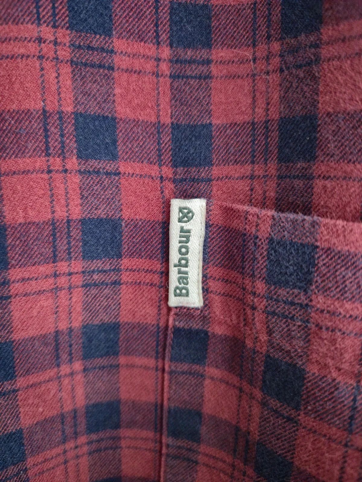 Barbour Barbour Men's Check Shirt 100% Cotton Size L Size US L / EU 52-54 / 3 - 3 Thumbnail