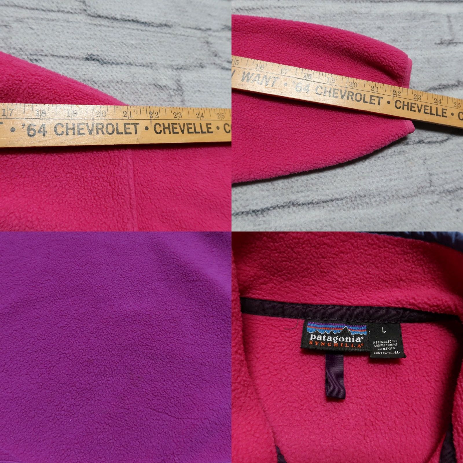 Patagonia VINTAGE Patagonia Synchilla Snap-T Pullover Fleece Mens L Pink Pullover Snap-T Vintage Patagonia Synchilla Pullover Fleece L Mens Pink Size US L / EU 52-54 / 3 - 8 Thumbnail