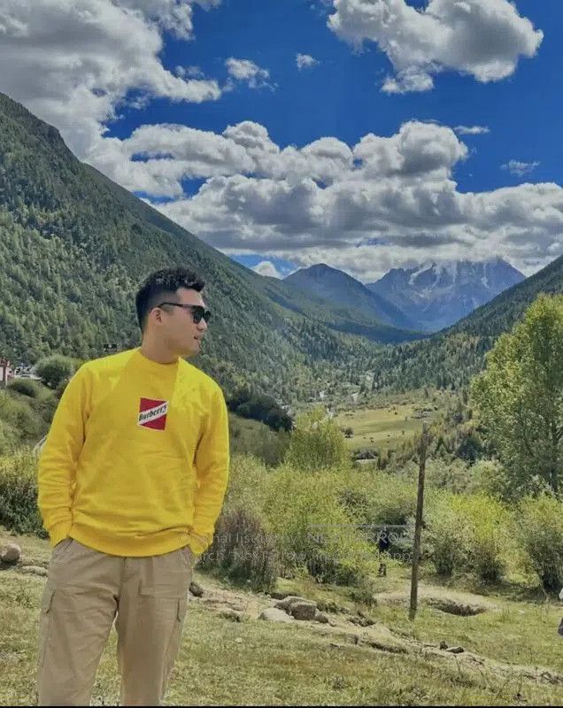 Burberry Burberry Yellow Cotton Long Sleeve Sweatshirt. Size US M / EU 48-50 / 2 - 7 Thumbnail