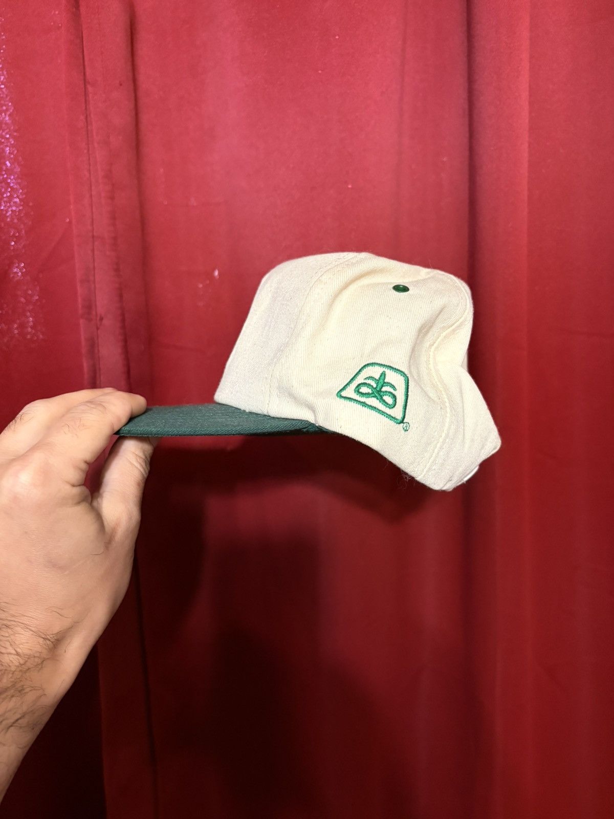 Vintage Vintage Pioneer Hat 90s Sunflower Money Sign Farm Wear Grail Size ONE SIZE - 4 Thumbnail
