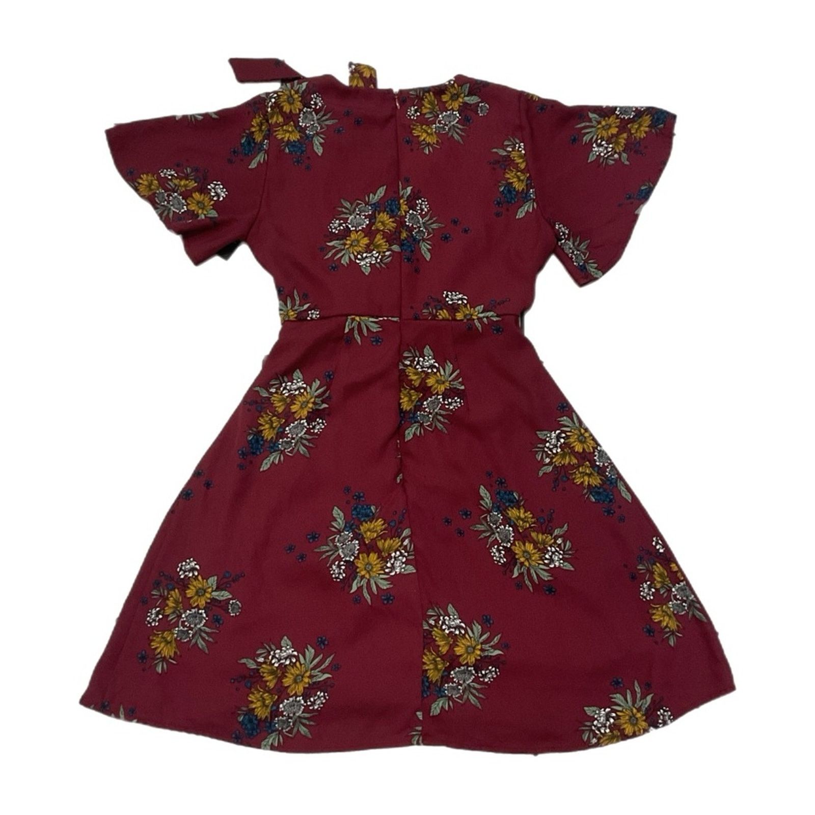 Vintage Dee Elly Floral Wrap Dress Size L / US 10 / IT 46 - 2 Thumbnail