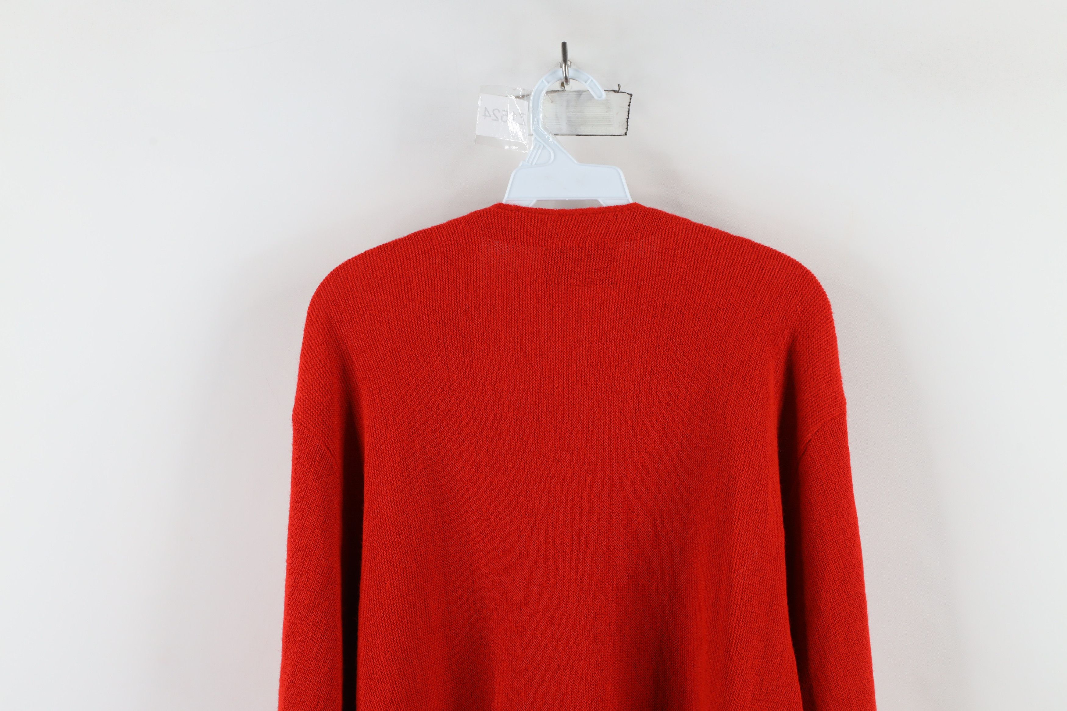 Vintage Vintage 70s Streetwear Knit Button Cardigan Sweater Red USA Size US M / EU 48-50 / 2 - 9 Thumbnail