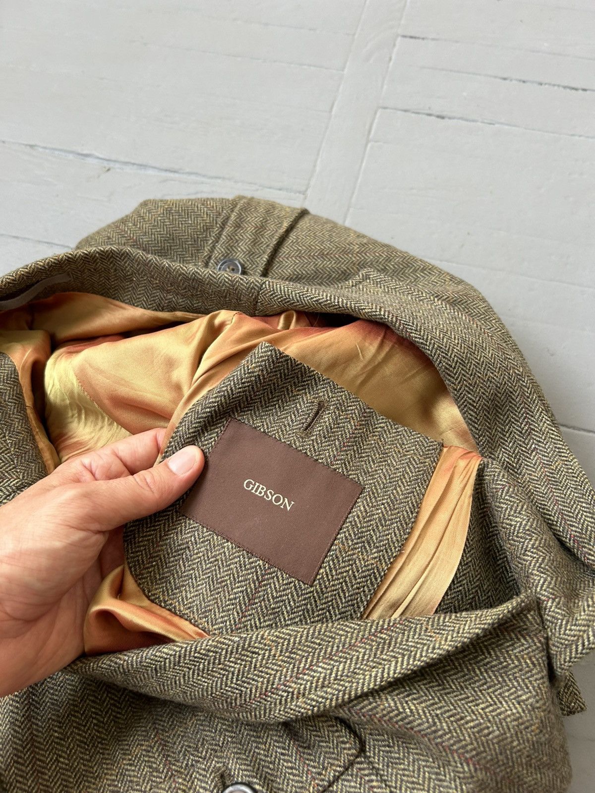 Japanese Brand × Vintage Gibson wool blazer England Size 44R - 7 Thumbnail