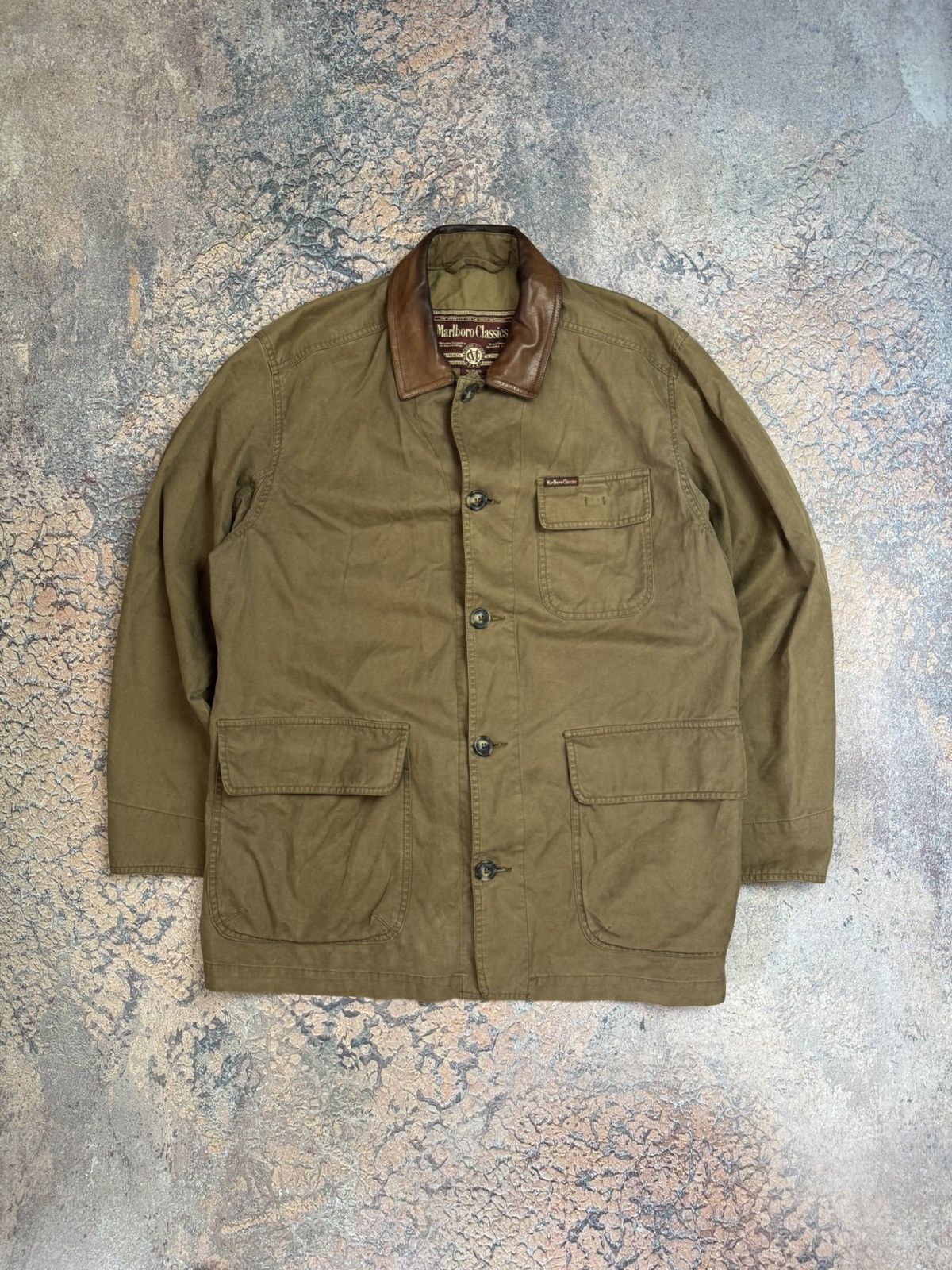 Vintage 90s Marlboro Classics Jacket Made Italy Coat