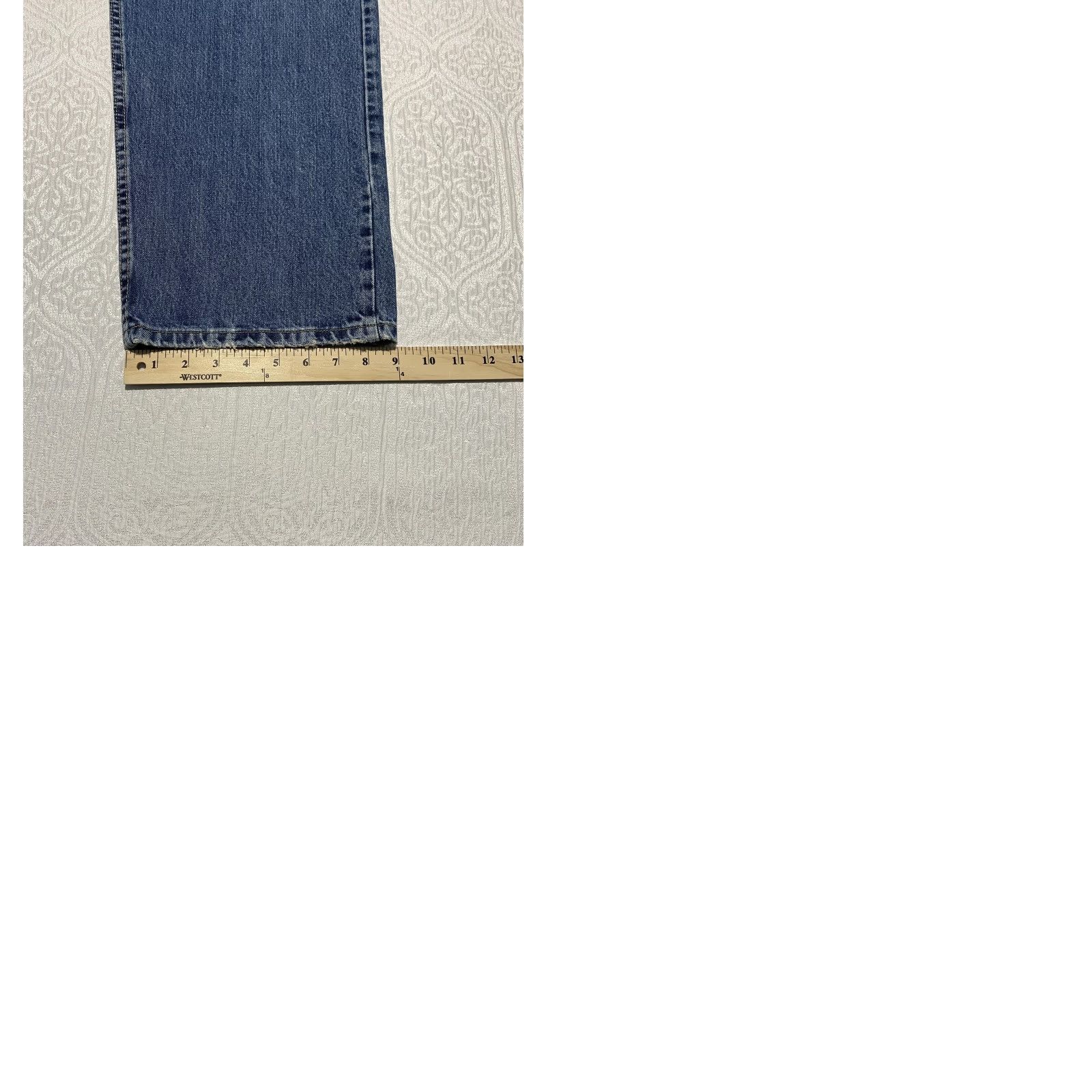 Lee Lee Relaxed Fit Jeans Mens 38x30 Blue 5-Pocket Denim 100% Cotton Straight Leg Size US 38 / EU 54 - 9 Thumbnail