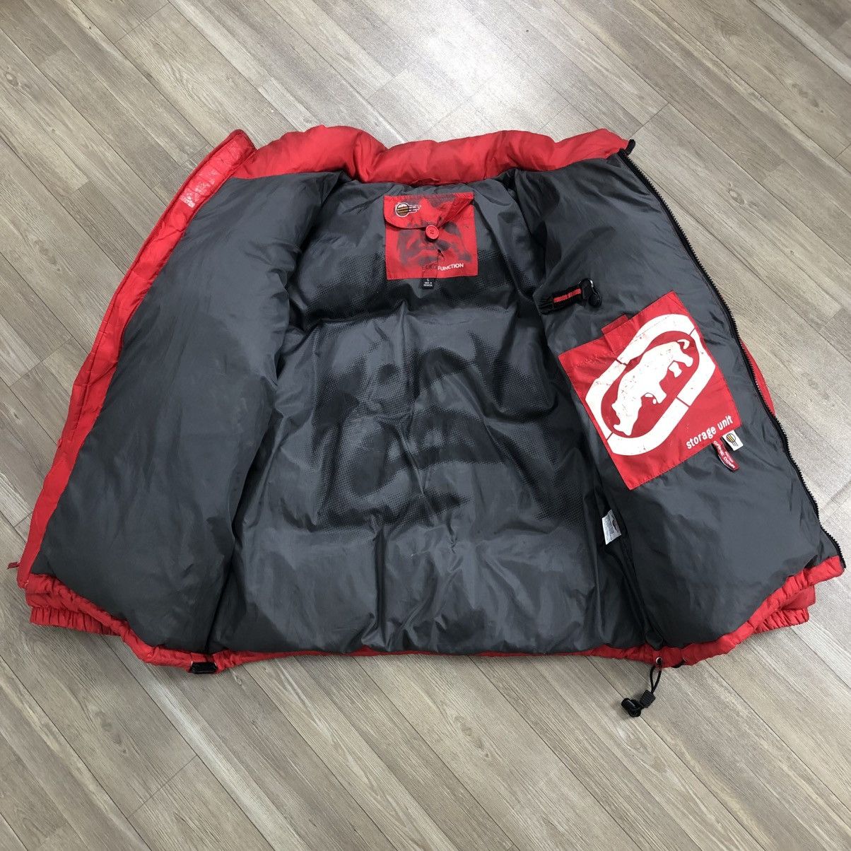 Ecko Unltd. Vintage 90’s Ecko Unltd Funtion Game Down Jacket Y2K Hiphop Size US XL / EU 56 / 4 - 4 Thumbnail