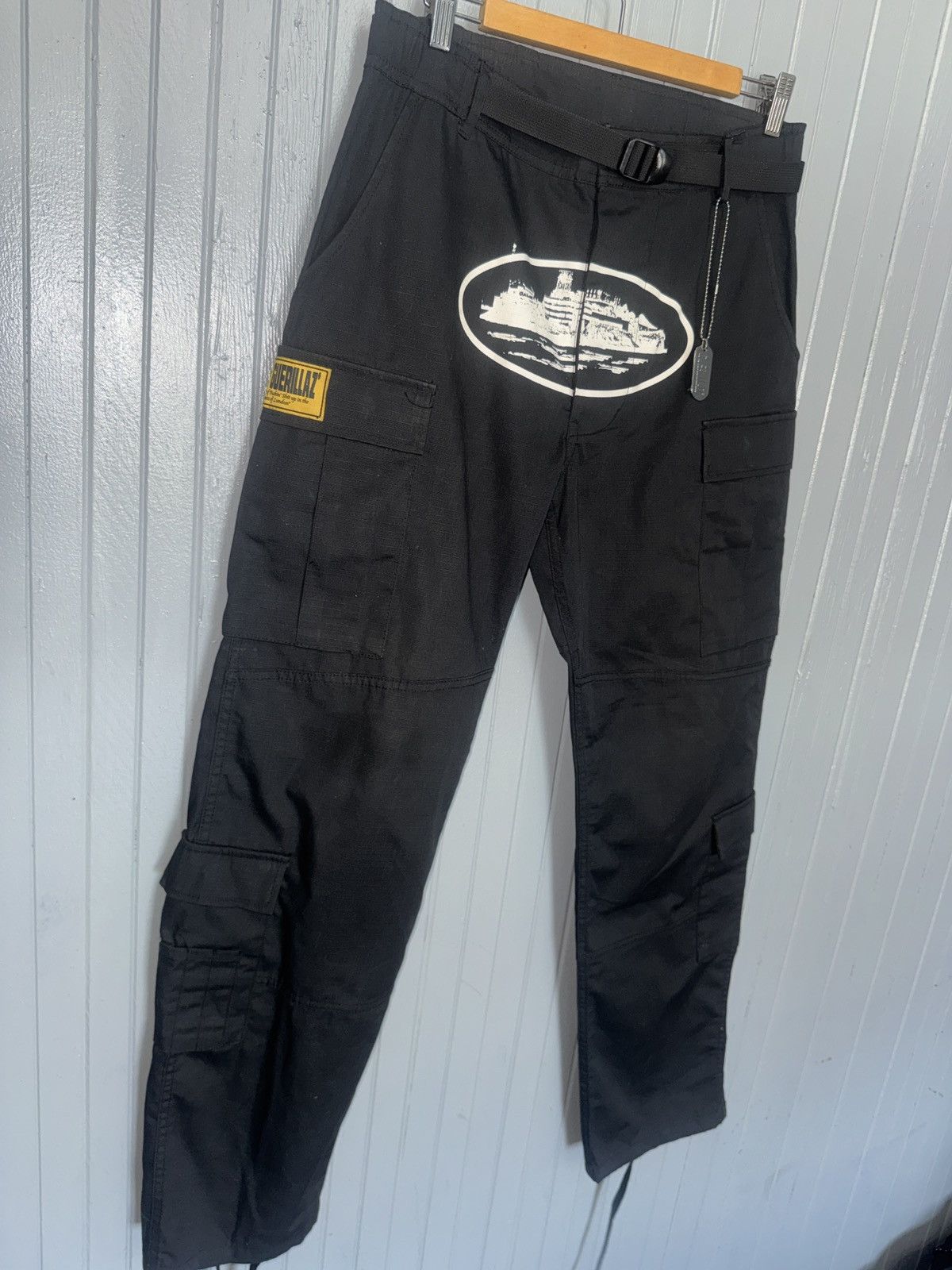 Corteiz Corteiz RTW 5 year anniversary Black Cargo Pants Size US 31 - 1 Thumbnail