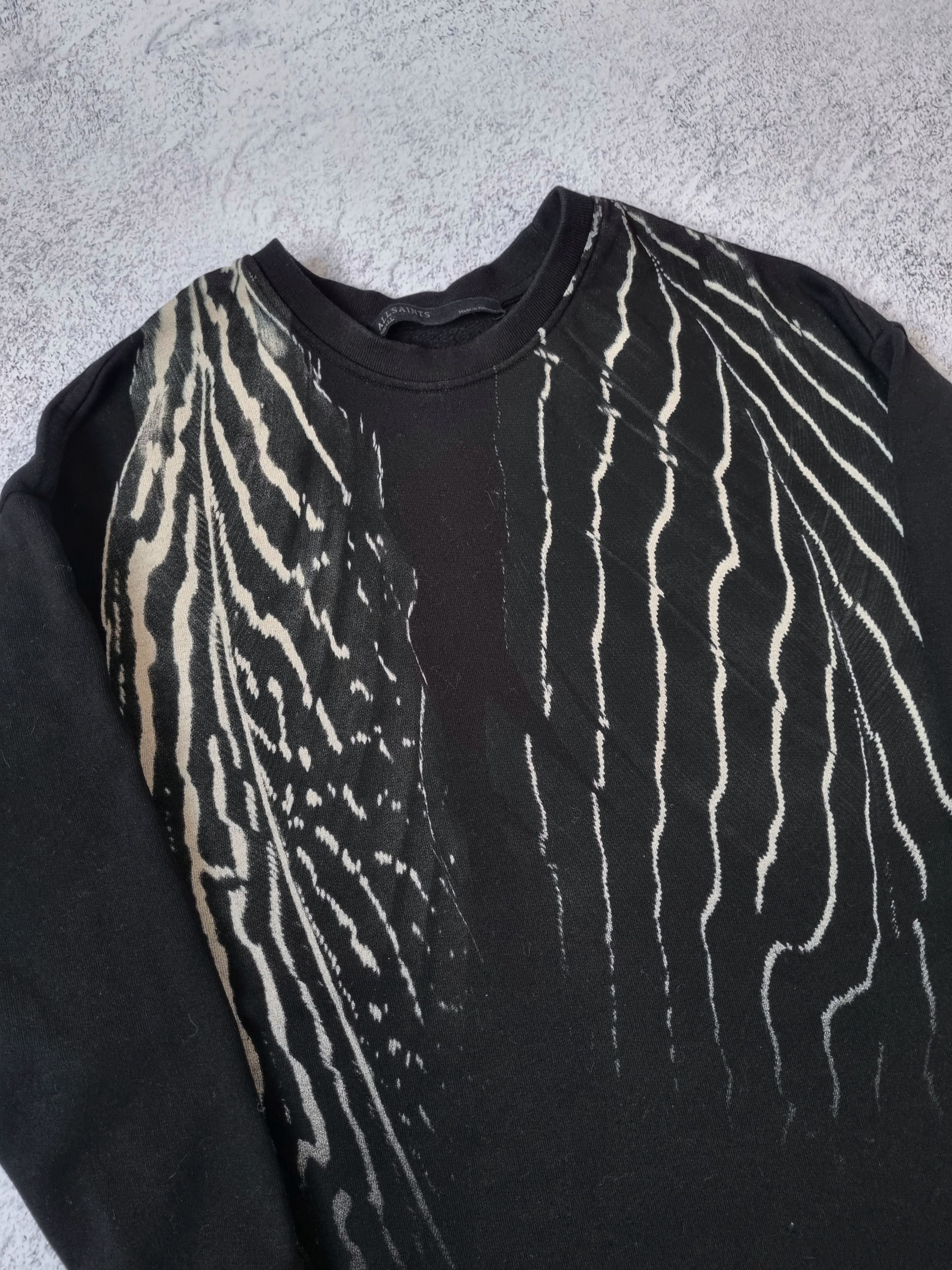Allsaints AllSaints Piuma Black Sweatshirt, Opium Diesel Style Size S / US 4 / IT 40 - 4 Thumbnail