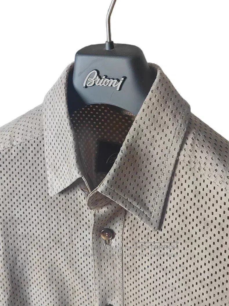 Brioni Brioni Handmade Openwork Leather Jacket Size US M / EU 48-50 / 2 - 4 Thumbnail