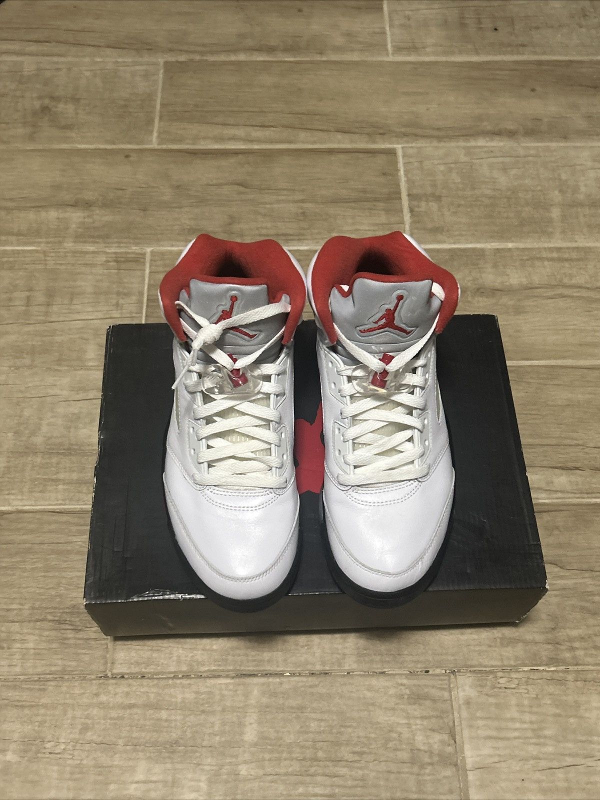Jordan Brand Jordan 5 Retro “Fire Red” 2020 Size US 8.5 / EU 41-42 - 2 Thumbnail