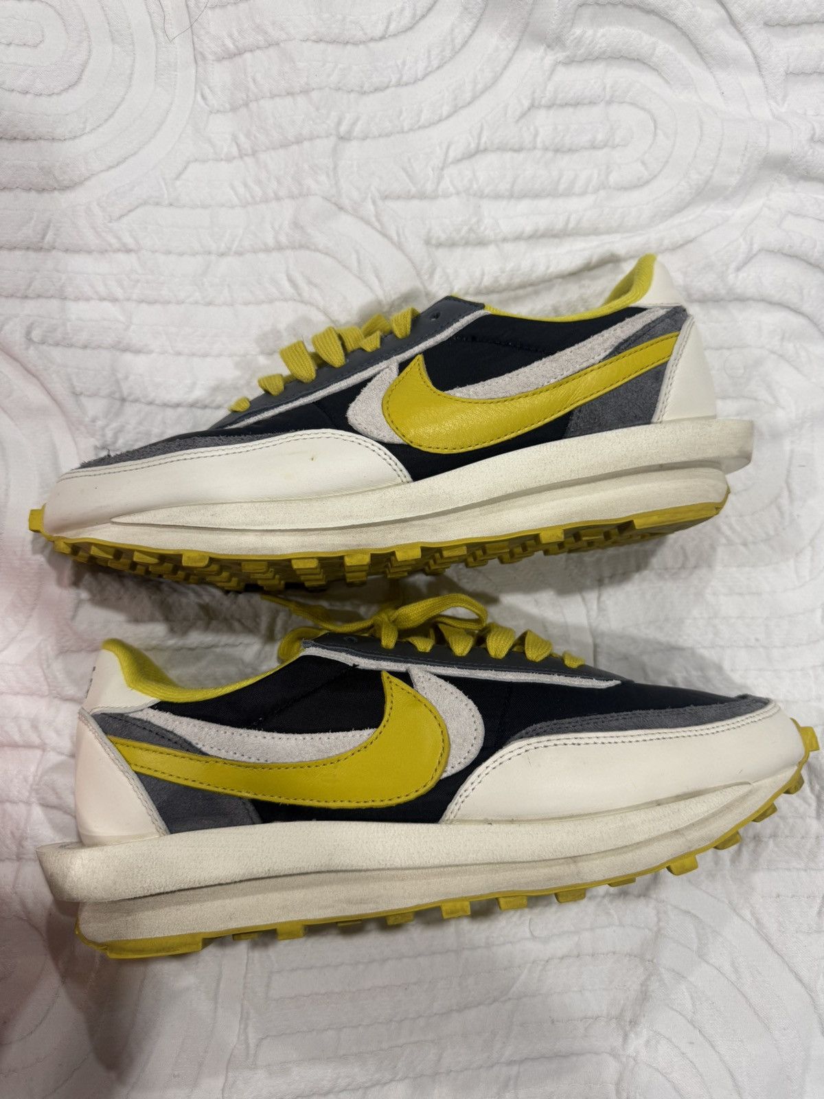 Nike × Sacai × Undercover Nike waffle sacai size 10.5 black/yellow/white Size US 10.5 / EU 43-44 - 2 Thumbnail