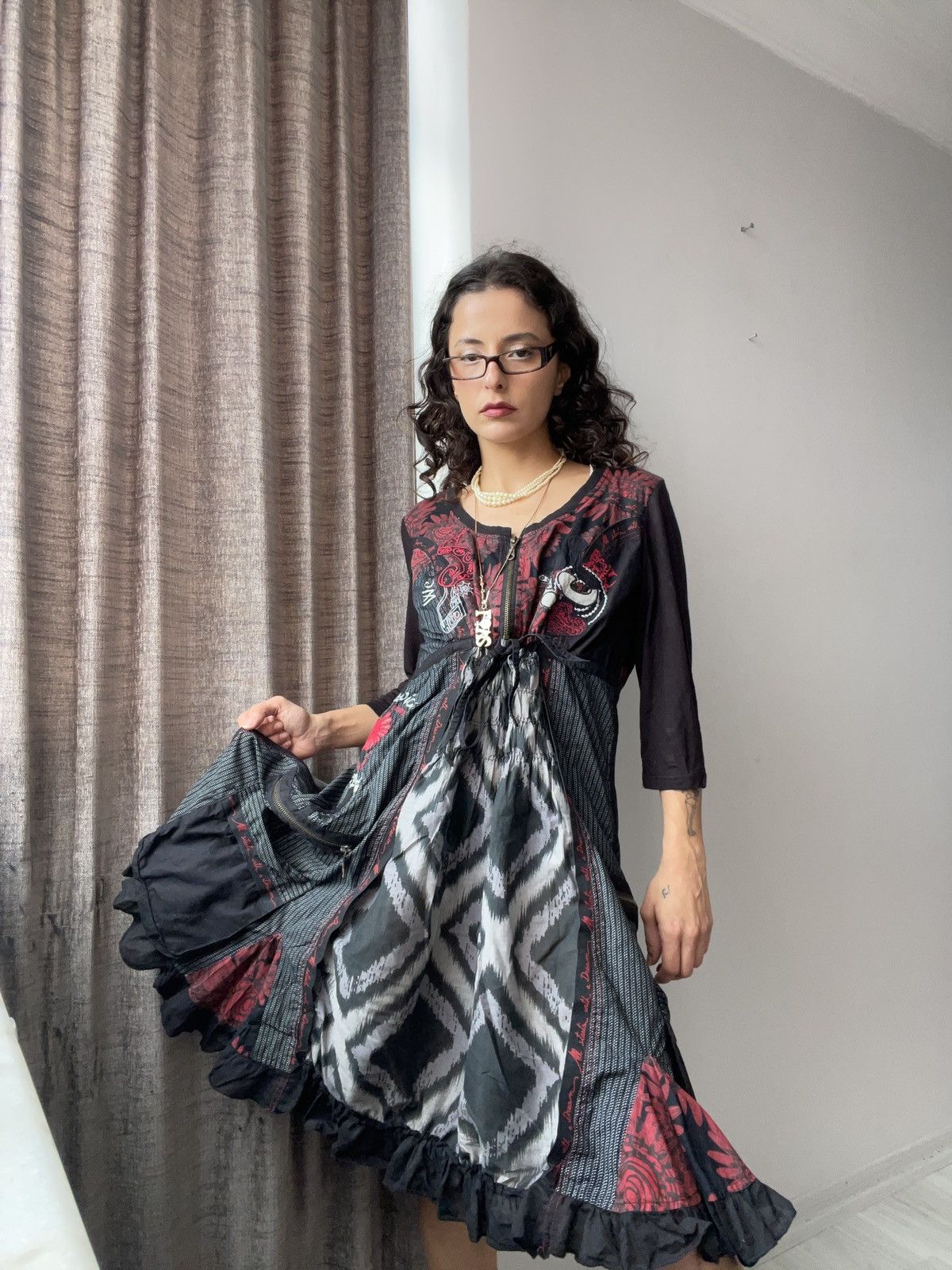 Desigual Desigual dress Size L / US 10 / IT 46 - 2 Thumbnail