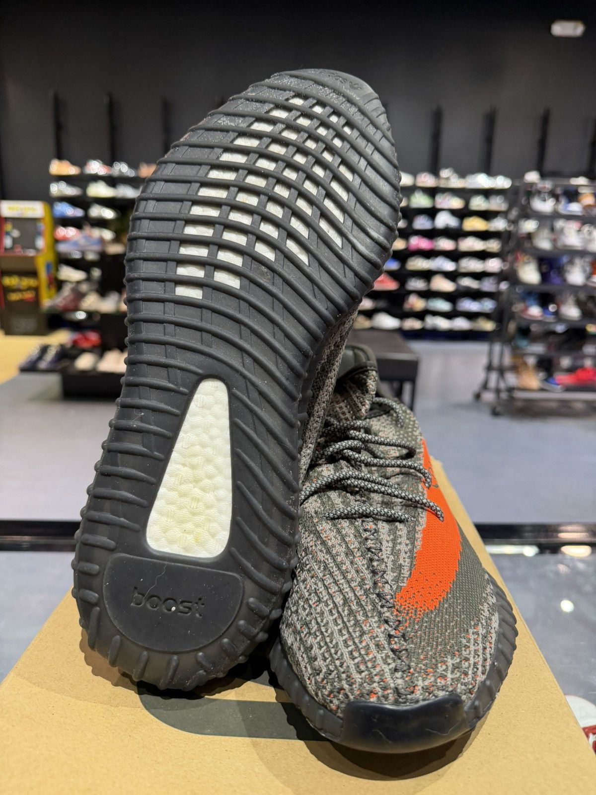 Adidas Size 12 - Adidas Yeezy Boost 350 V2 Carbon Beluga Size US 12 / EU 45 - 7 Thumbnail