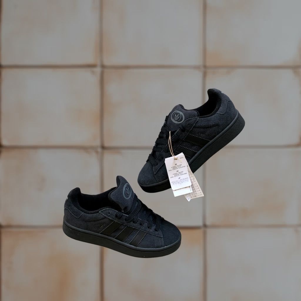 Adidas ADIDAS Campus Sneaker Women US 6, UK 5 1/2, EUR 38 2/3, 245 mm Black Suede Low Top 2024 Campus Model Shoes Size US 6 / IT 36 - 1 Thumbnail