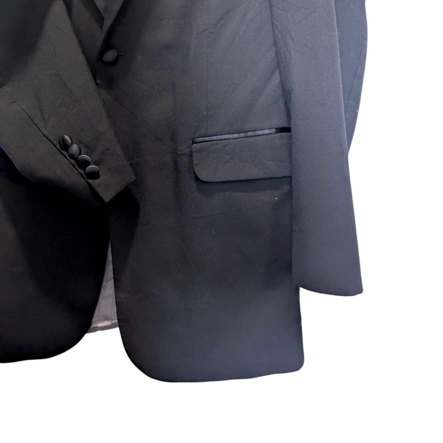 Stafford Stafford Pure Wool Woolmark Formal Wear Tuxedo 40R 34x30 Size 40R - 5 Thumbnail
