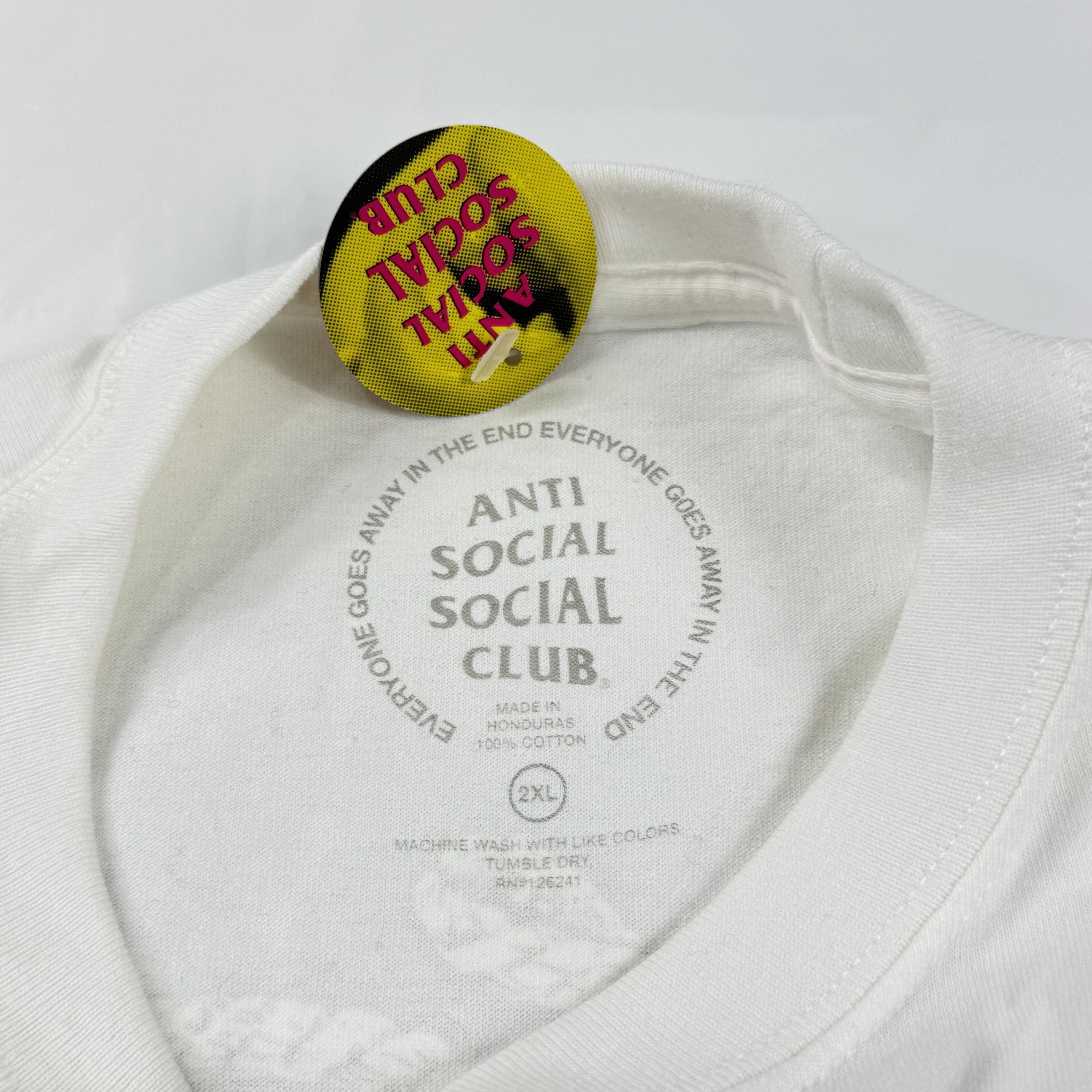 Anti Social Social Club Anti Social Social Club Lasso Mind Games Tee White 2XL Size US XXL / EU 58 / 5 - 5 Thumbnail