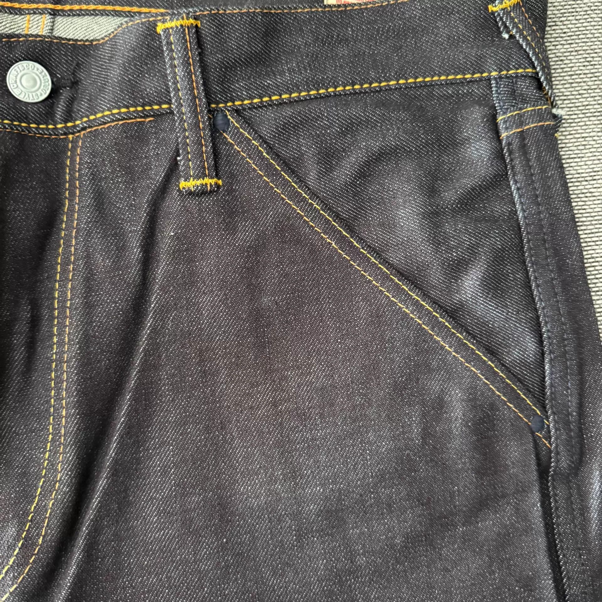 Evisu Evisu Lot5500 Japan 12oz Tapered Denim Jeans Size US 36 / EU 52 - 5 Thumbnail