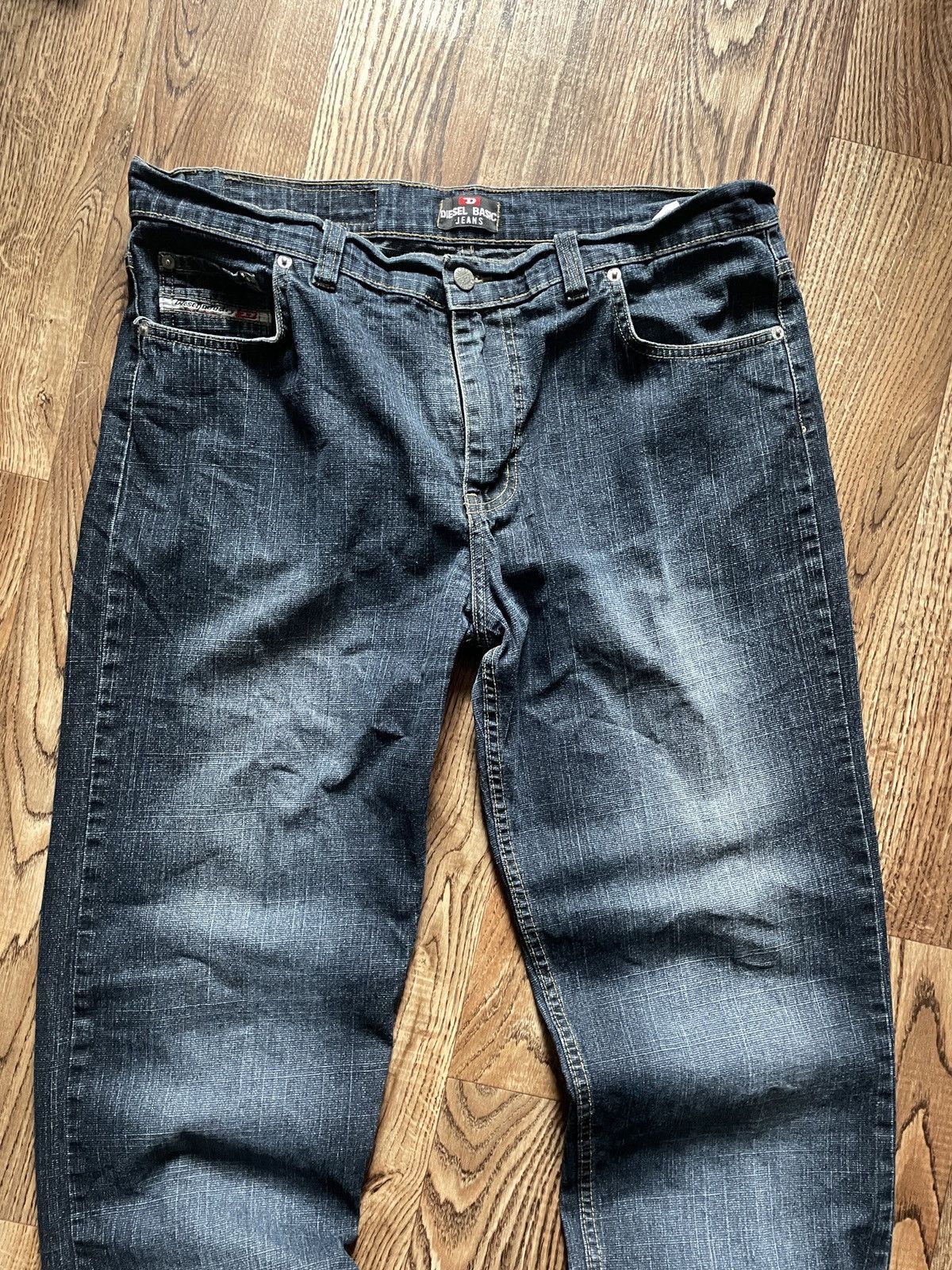 Diesel Vintage Diesel Jeans Distressed Faded Flared Wide Baggy Y2K Size US 36 / EU 52 - 3 Thumbnail