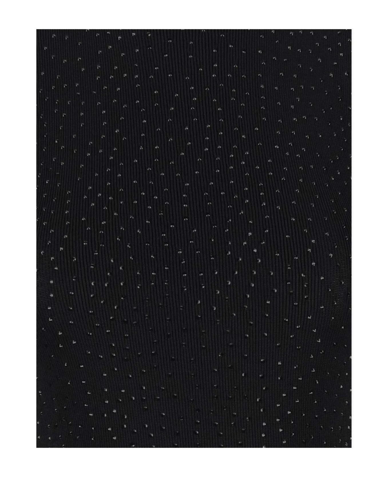 Balenciaga o1tr1nto1125 Mini Dress in Black Size S / US 4 / IT 40 - 3 Thumbnail