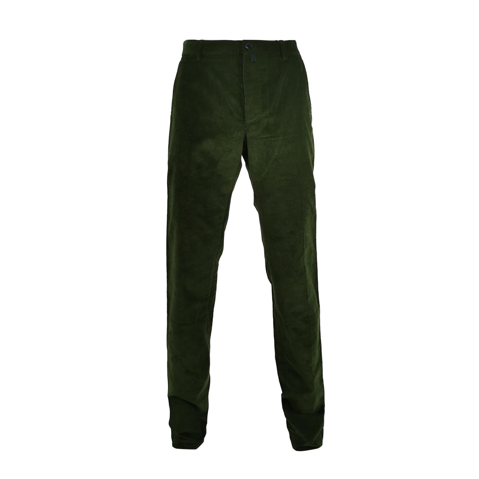 Gucci Green Corduroy Straight-Leg Pants Size US 34 / EU 50 - 1 Thumbnail