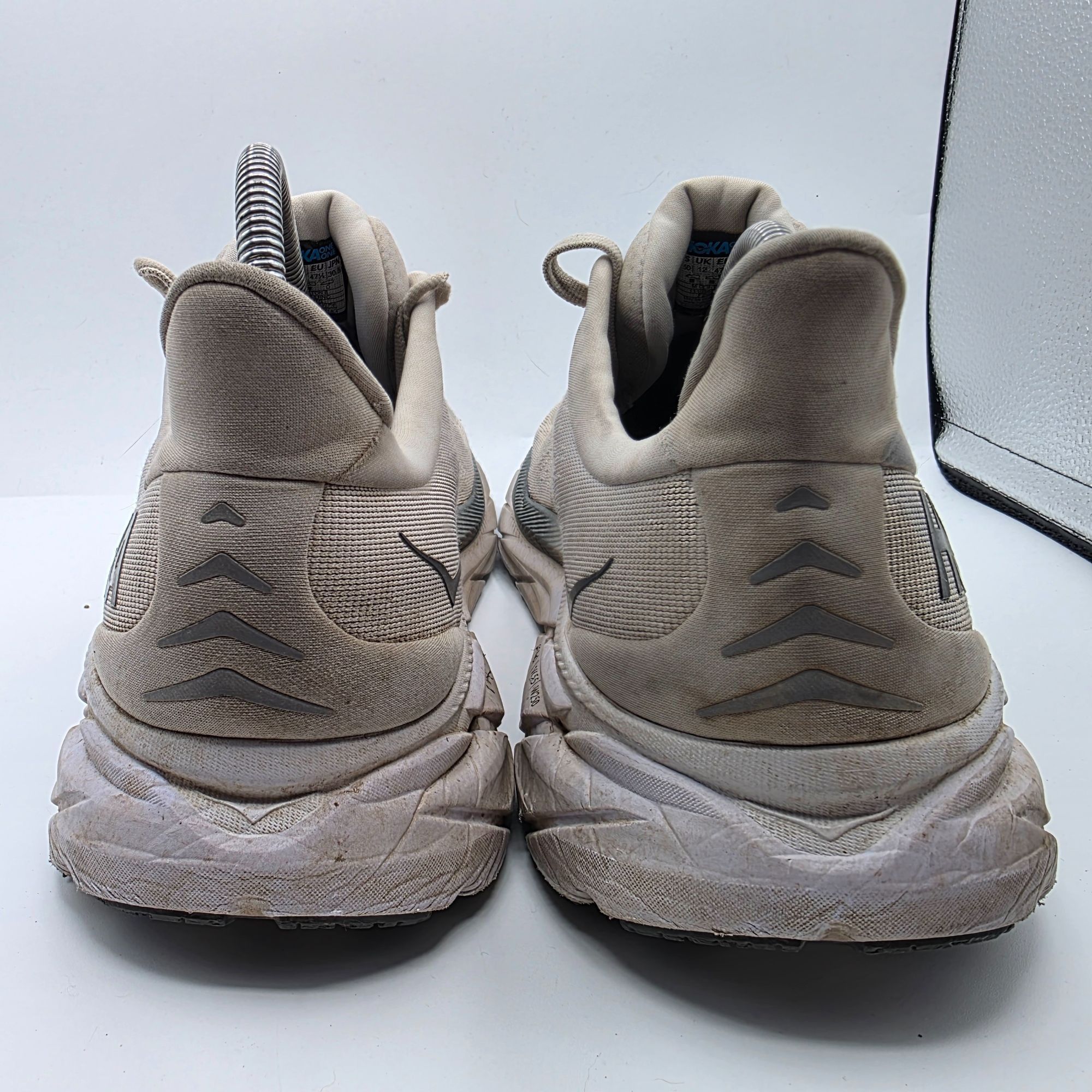 Hoka Hoka One One Clifton 8 Mens Size 12.5 White Athletic Shoes R Size US 12.5 / EU 45-46 - 5 Thumbnail