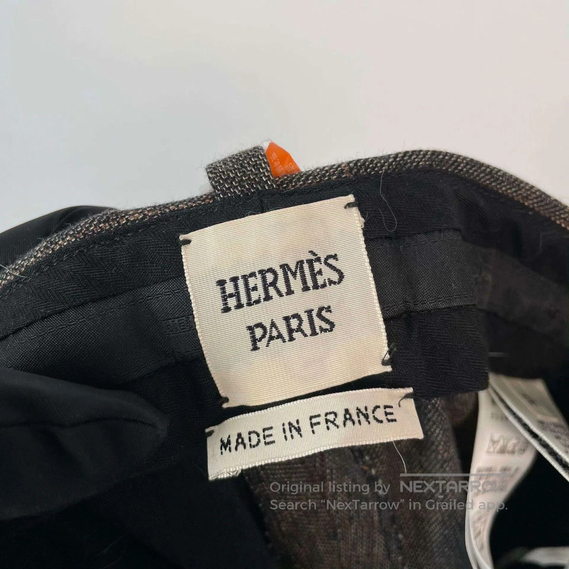 Hermes Hermès Wool Trousers Gray Size 34. Size US 34 / EU 50 - 3 Thumbnail