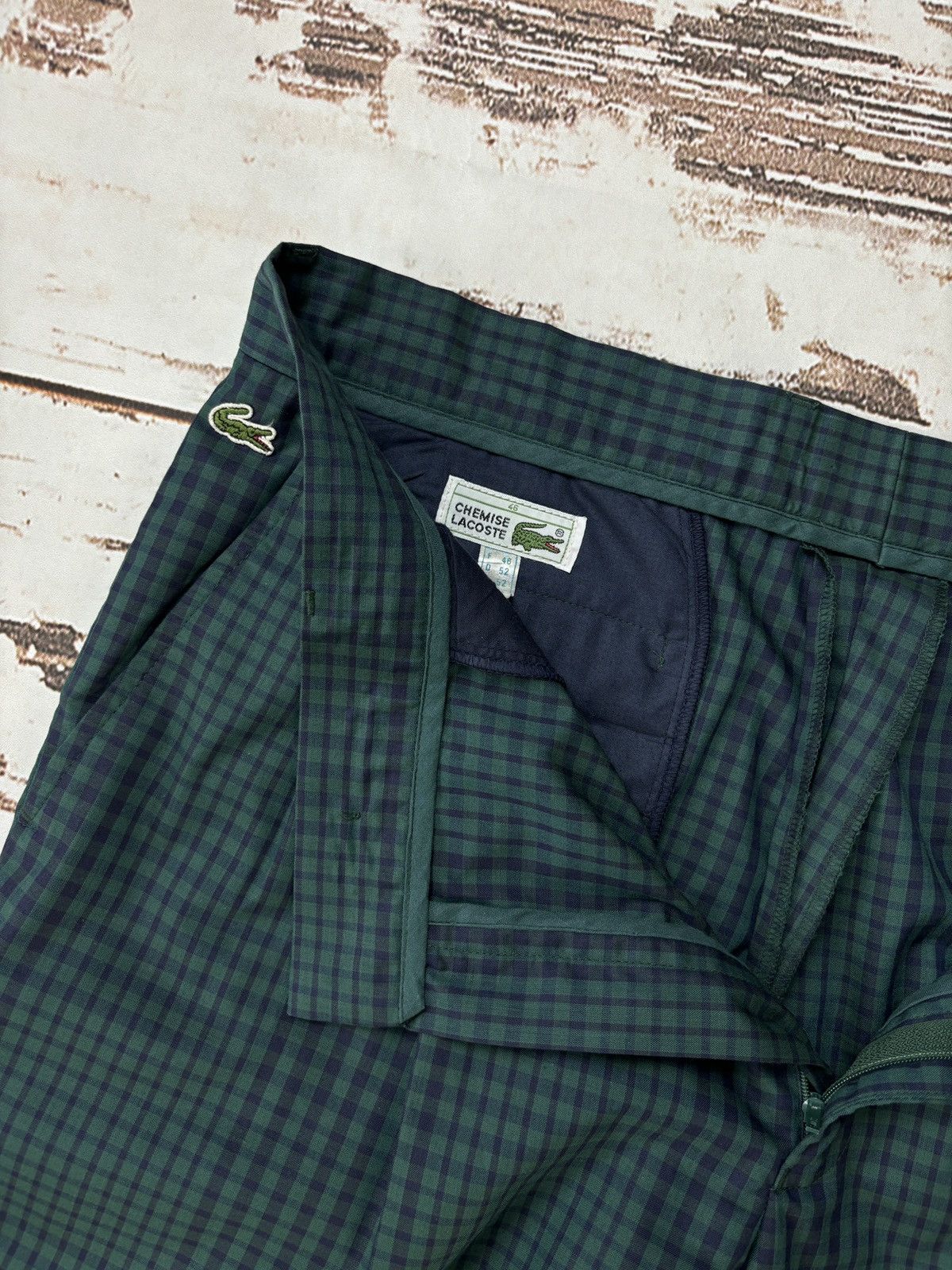 Lacoste Lacoste Chemise Vintage Checkered Casual Pants Size US 36 / EU 52 - 8 Thumbnail