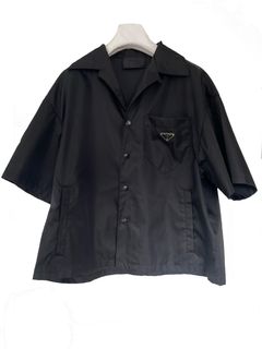 Prada Re Nylon Shirt Black