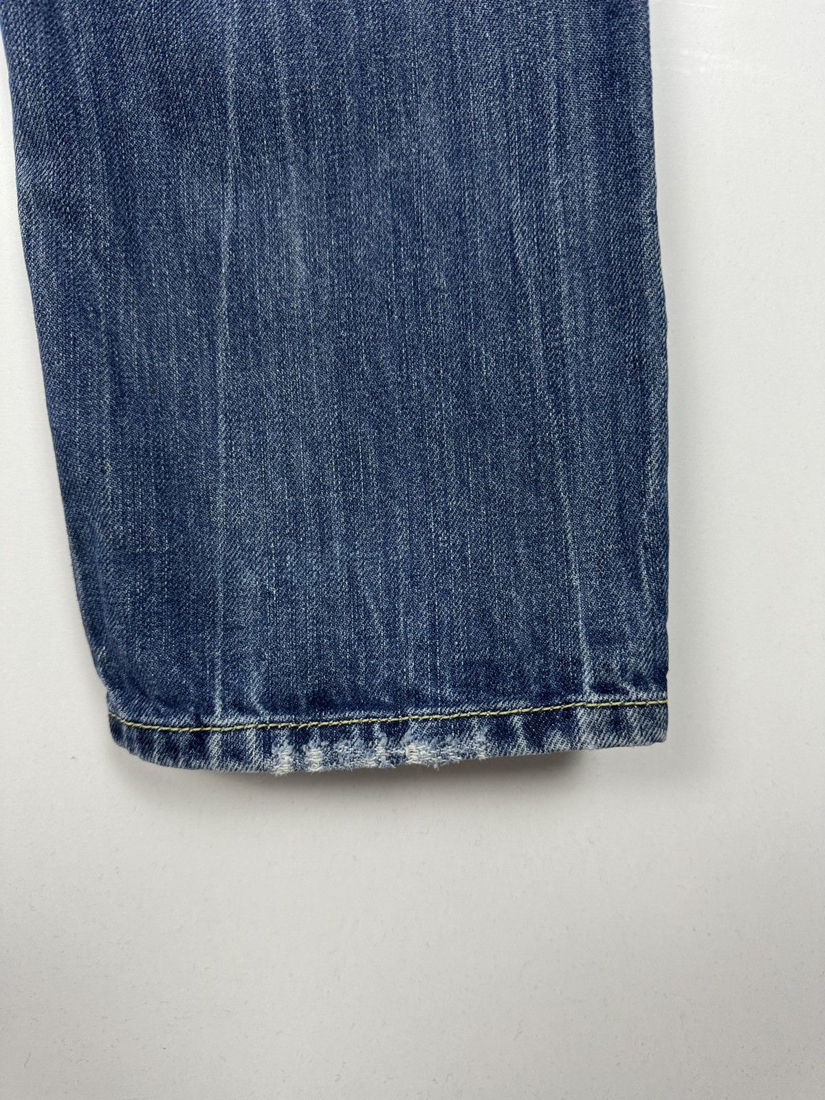 Diesel Crazy Vintage Y2K Diesel Thavar Skinny Destroyed Denim Jeans Size US 31 - 18 Thumbnail