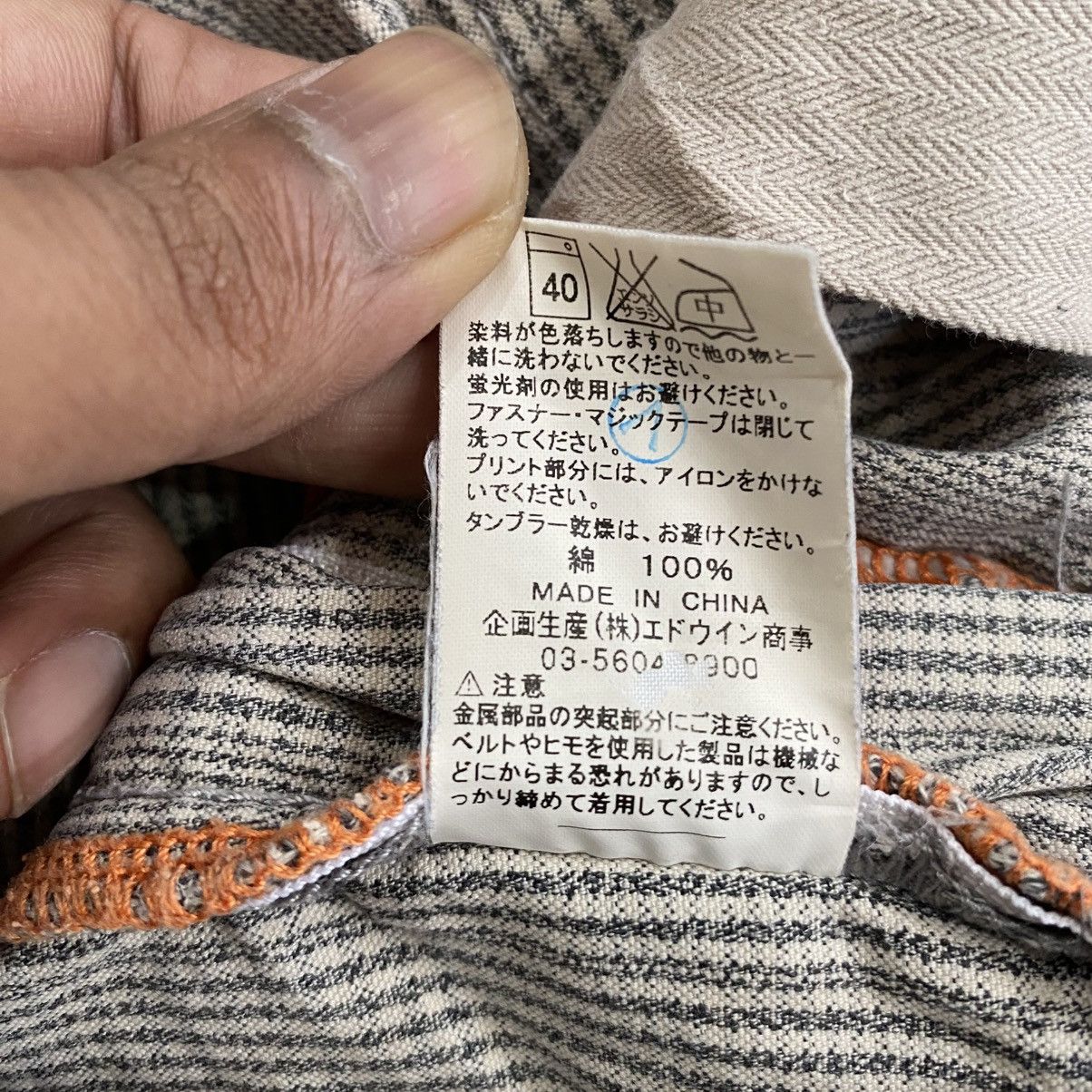 Edwin × Japanese Brand Edwin 505 Khaki Bondage Cargo Punk Flared Pants Size US 35 - 16 Thumbnail