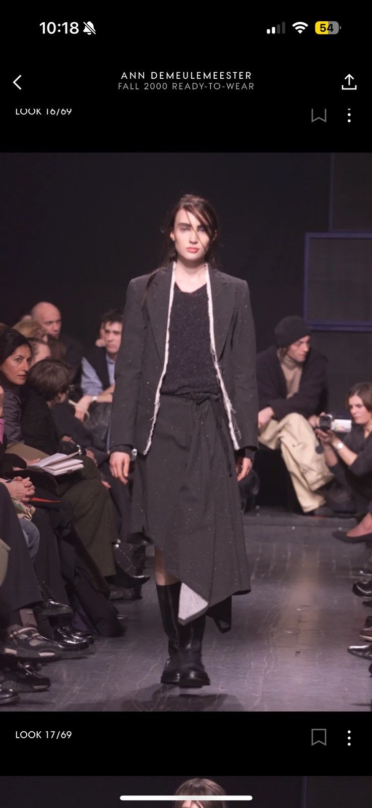 Ann Demeulemeester Vintage Ann Demeulemeester leather paper bag belted skirt 38 Size 27" / US 4 / IT 40 - 7 Thumbnail