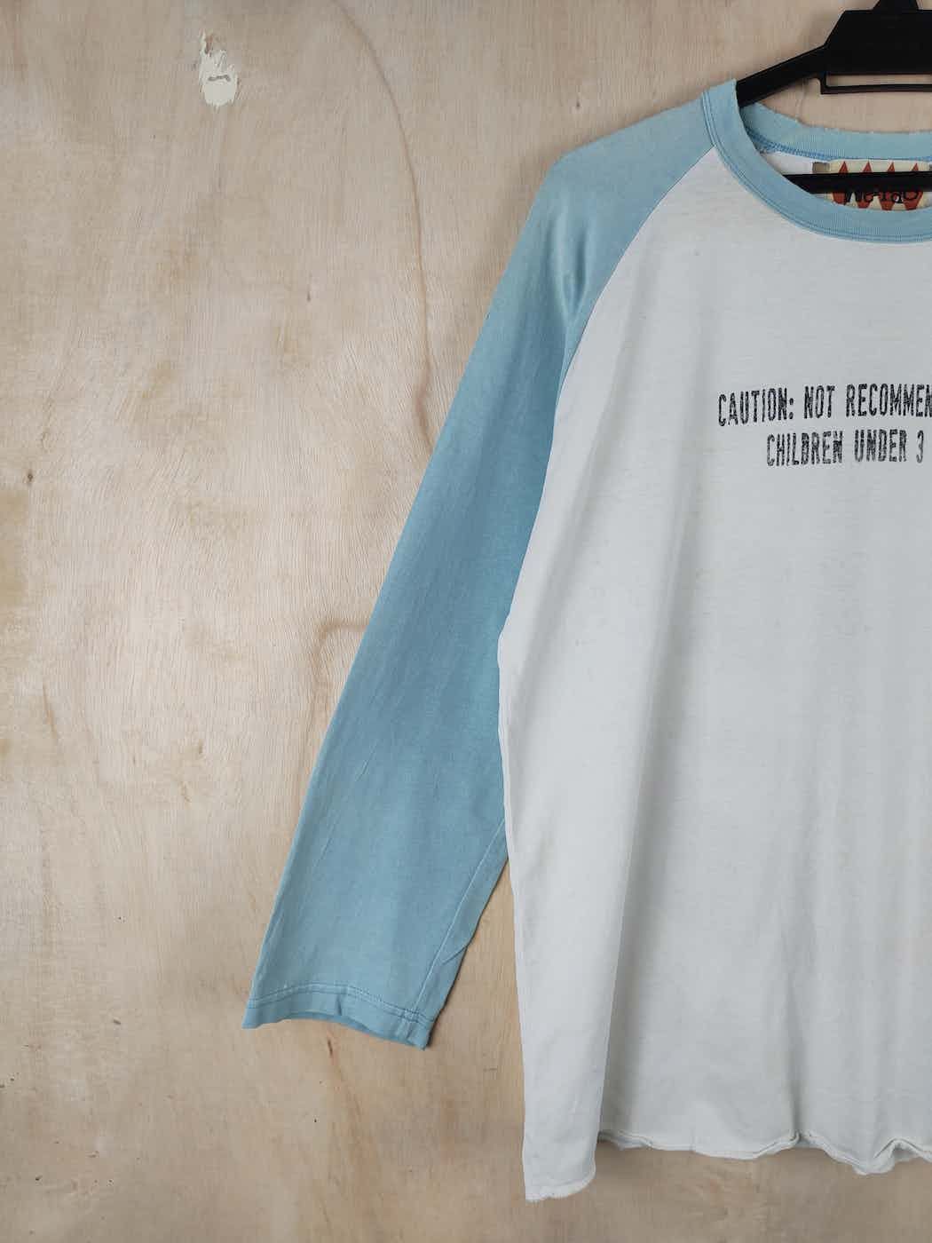 Japanese Brand Weirdo White Green vintage Faded Long Sleeve T-Shirts #S2482 Size US L / EU 52-54 / 3 - 10 Thumbnail