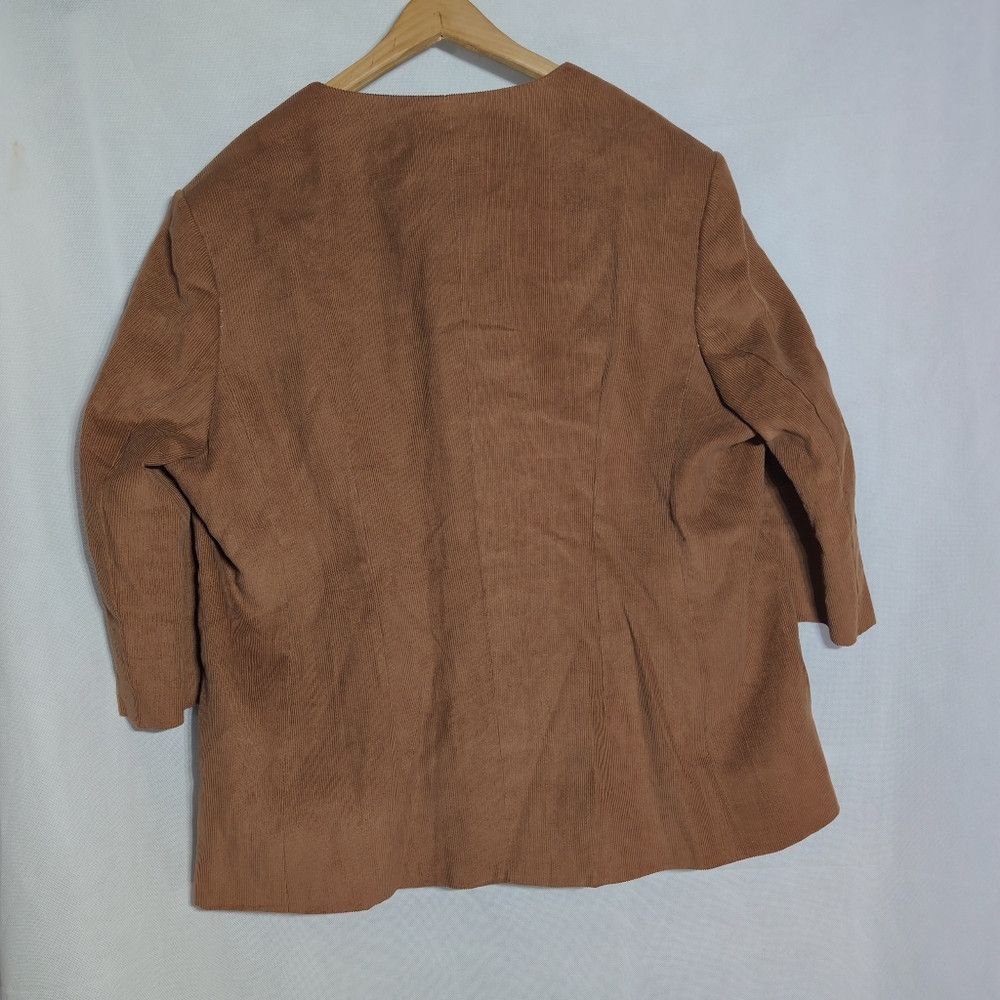 Other Tony Silom Bangkok XL Custom Men's Brown Corduroy Blazer Size 48S - 3 Thumbnail