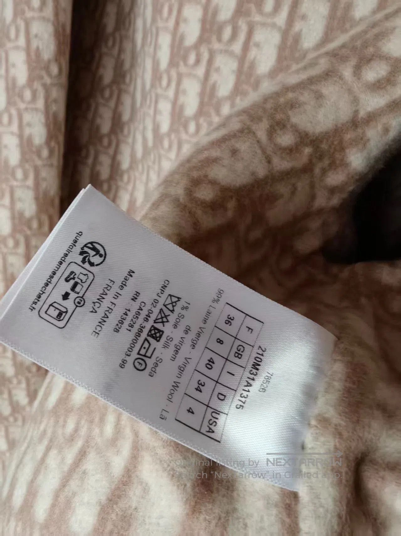 Dior Dior Monogram Coat. Size M / US 6-8 / IT 42-44 - 2 Thumbnail