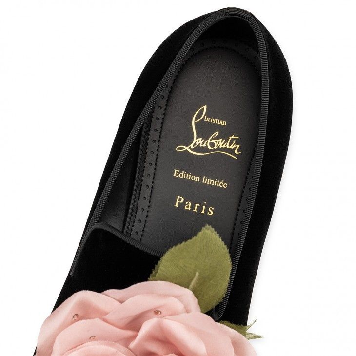 Christian Louboutin o1bcso1str1024 Dandyflor Flat in Black Size US 8 / EU 41 - 5 Thumbnail