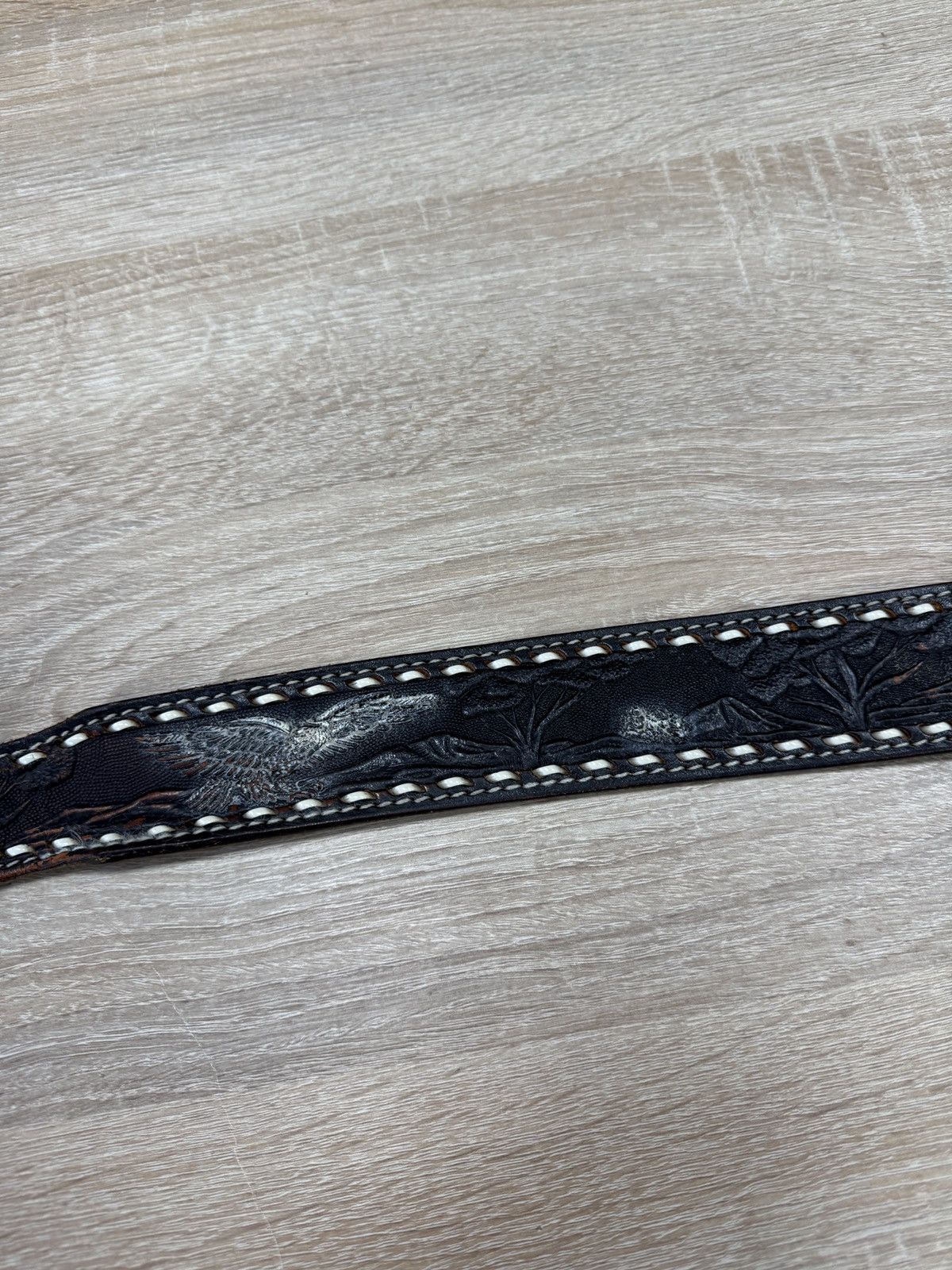 Cowboy Equipment 🇺🇸 Vintage 1978 Cowboy Raintree Belt Western BB Simon Style Size ONE SIZE - 8 Thumbnail