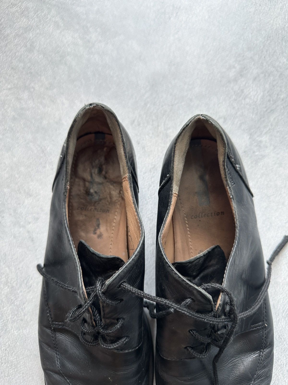 Japanese Brand Avant Garde Japanese Style Leather Shoes Asymmetrical Heels Size US 7.5 / EU 40-41 - 15 Thumbnail