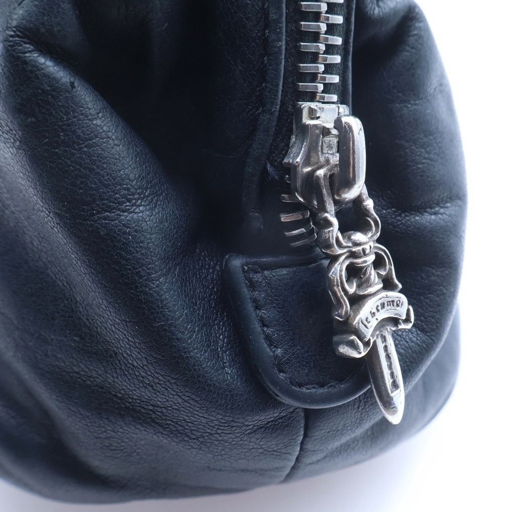 Chrome Hearts CHROME HEARTS Dagger Leather Cosmetic Pouch Size ONE SIZE - 5 Thumbnail