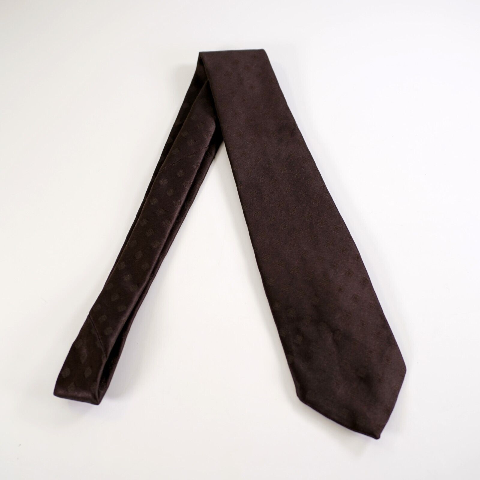 Other Wembley Leatherbacks Satins Brown Woven Polyester Tie Size ONE SIZE - 5 Thumbnail