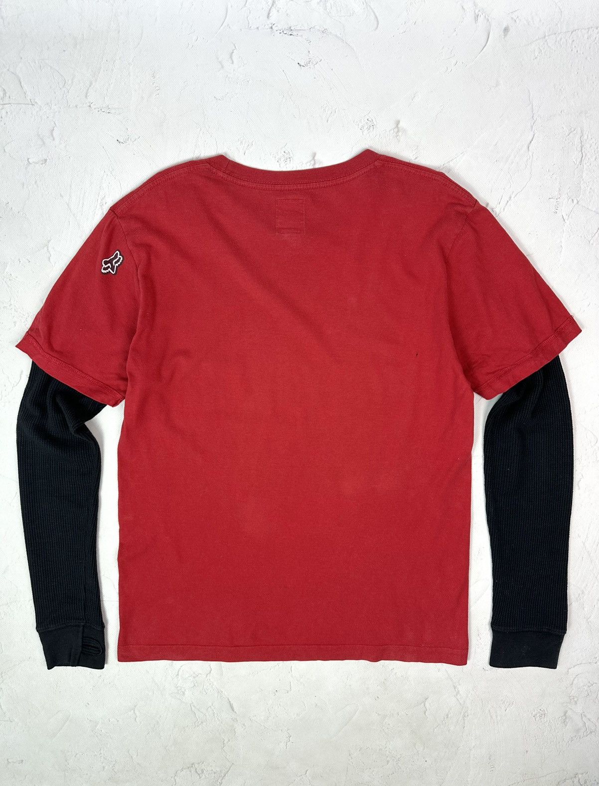 Fox Racing Y2K Vintage Fox Red Printed Long Sleeve Size US M / EU 48-50 / 2 - 9 Thumbnail