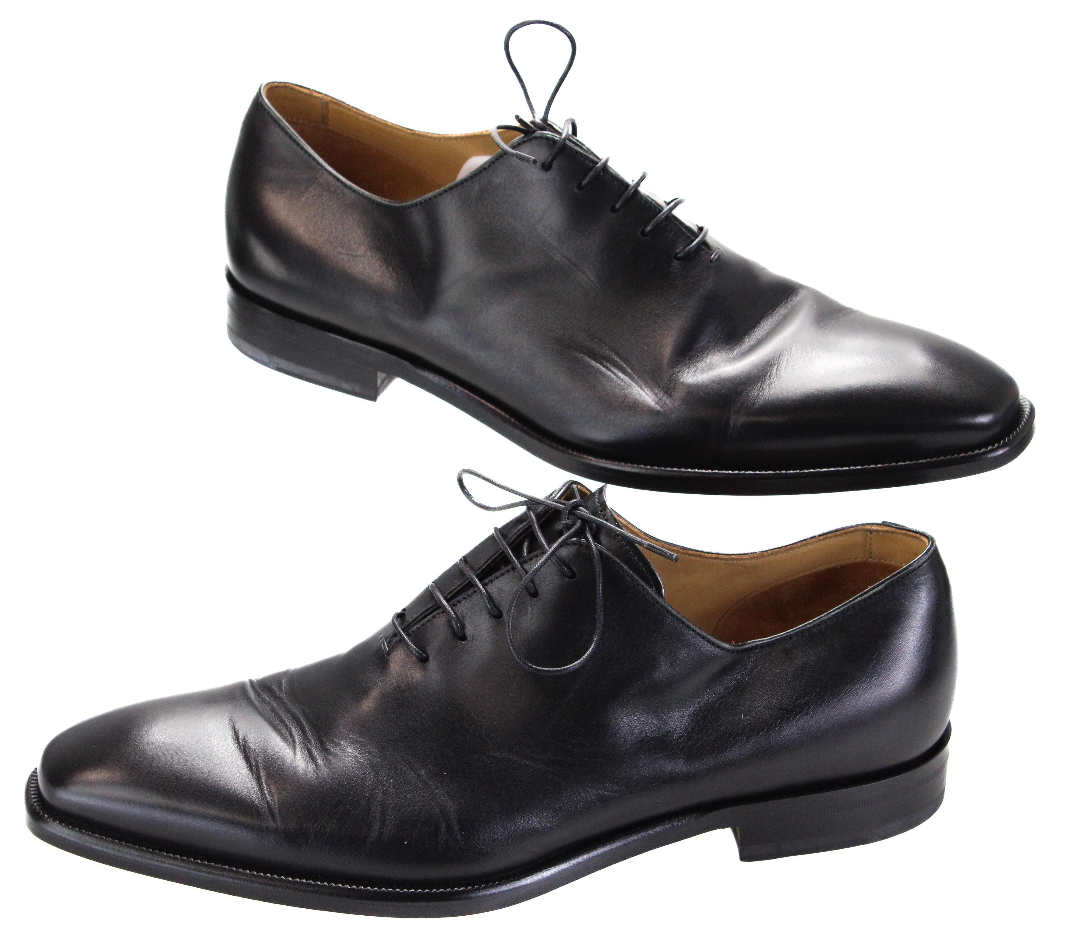 image of Suitsupply Formal Shoes Men's Eu 42 / Uk 8 Rigid Leather in Black (Size 9)