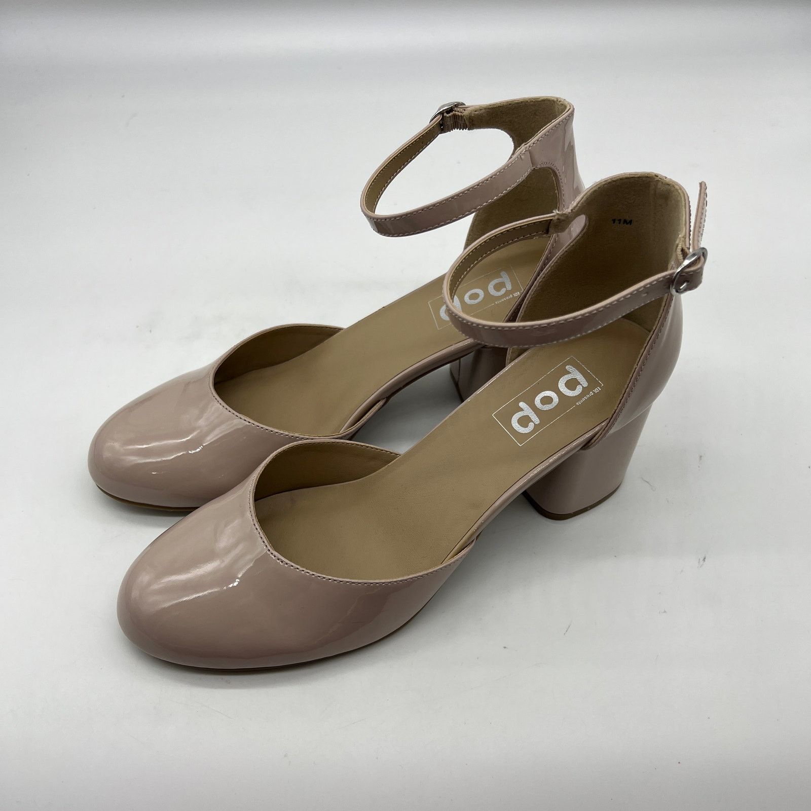 Other Pop Womens Gal Block Heel Nude Pumps Size 11M Size US 11 / IT 41 - 4 Thumbnail