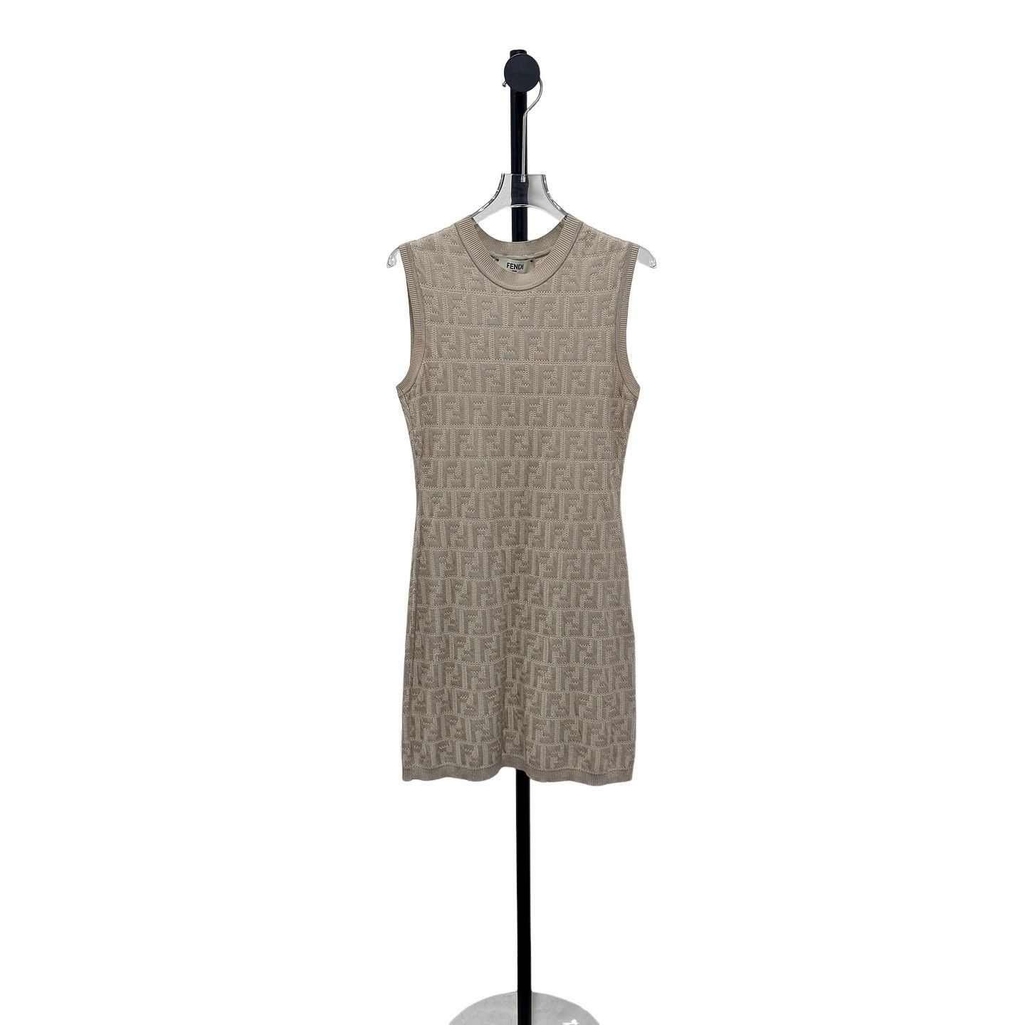 fendi logo mini dress Fendi Ff Cotton Dress