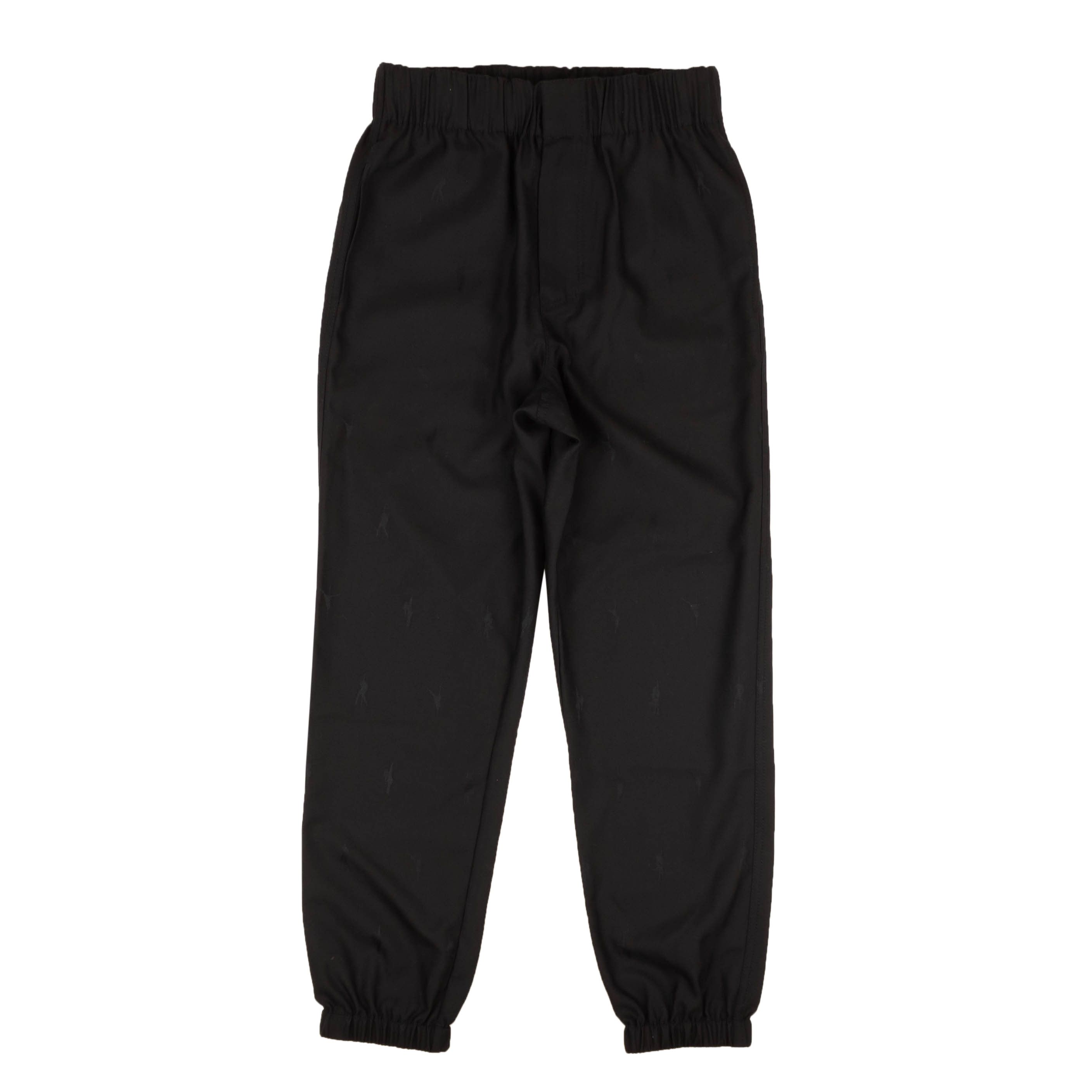 image of Alexander Wang Black Embroidered Boxer Pants Size 48, Men's