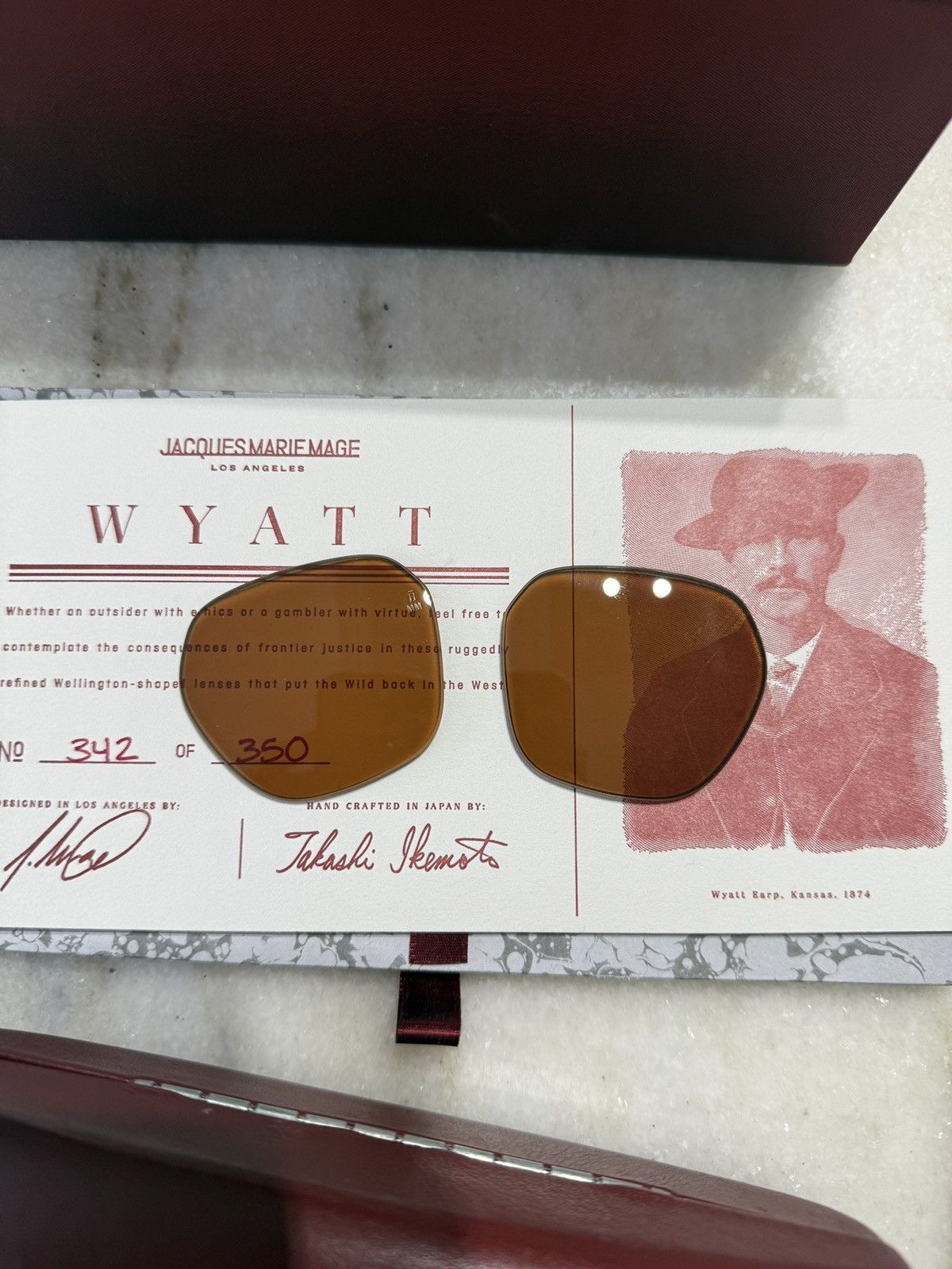 Jacques Marie Mage RARE JMM Wyatt Raven Sunglasses with Full Kit Size ONE SIZE - 6 Thumbnail