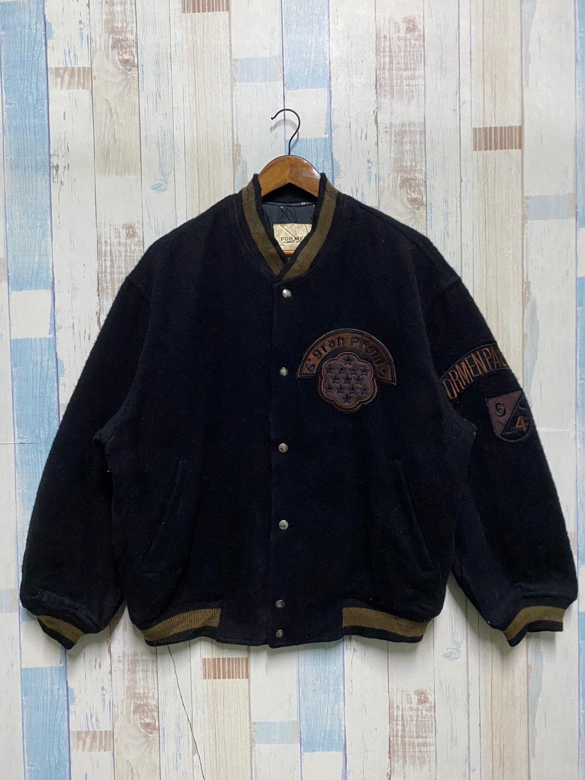 Vintage Vintage Page Boy Wool Varsity Jacket Size US XL / EU 56 / 4 - 2 Thumbnail
